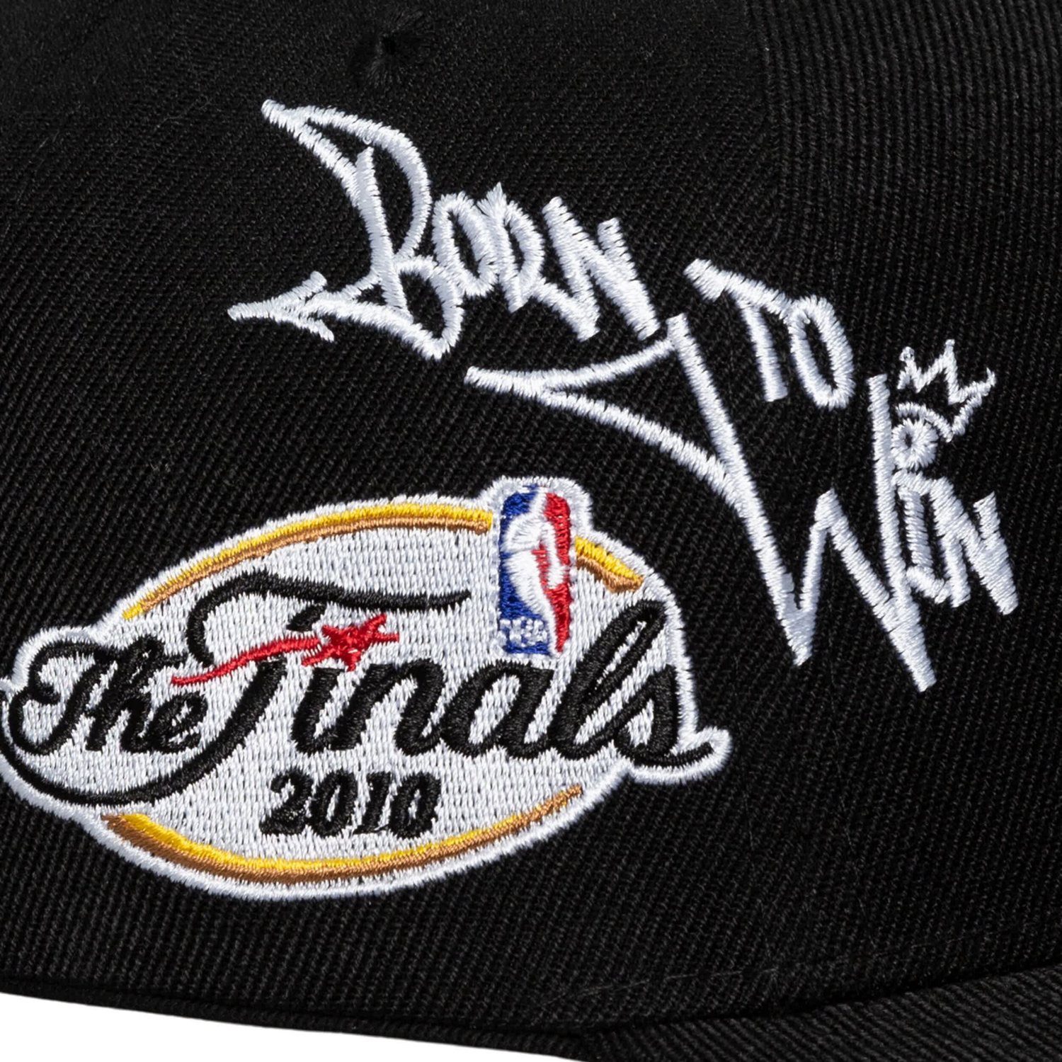 Mitchell  Ness Los Angeles Lakers 2010 NBA Finals Born To Win Pro Crown Adjustable Hat - view number 3
