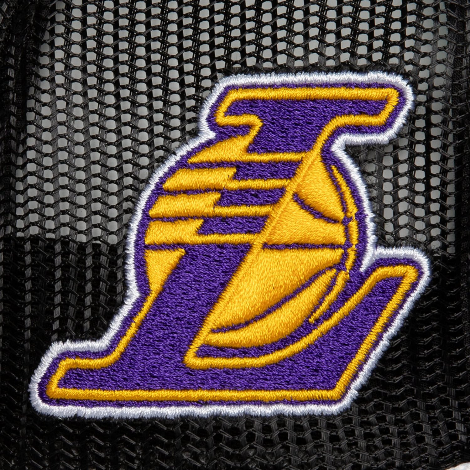 Mitchell  Ness Los Angeles Lakers Hardwood Classics Blocker Foam Front Trucker Snapback Hat