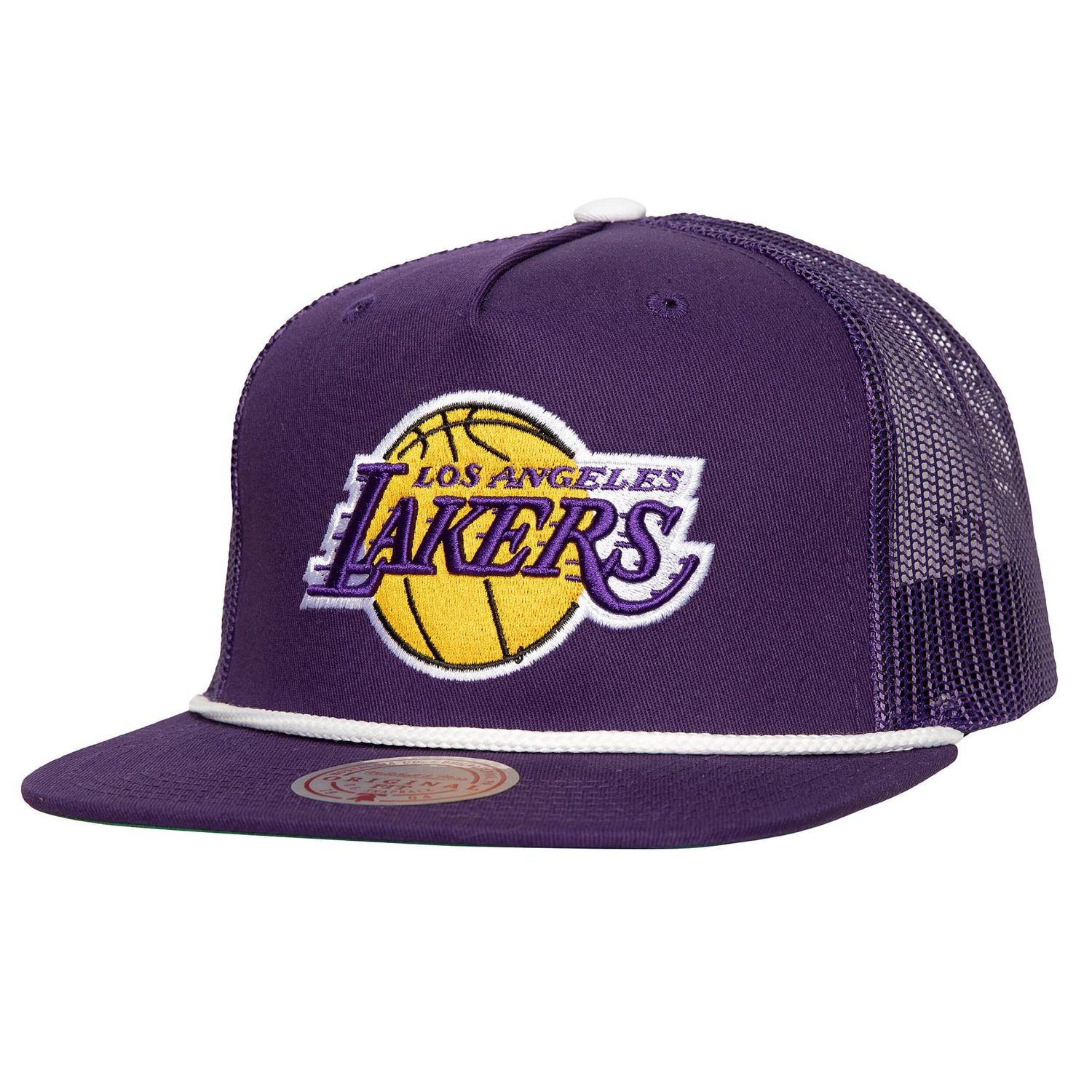 Mitchell  Ness Los Angeles Lakers Roper Meshback Trucker Snapback Hat