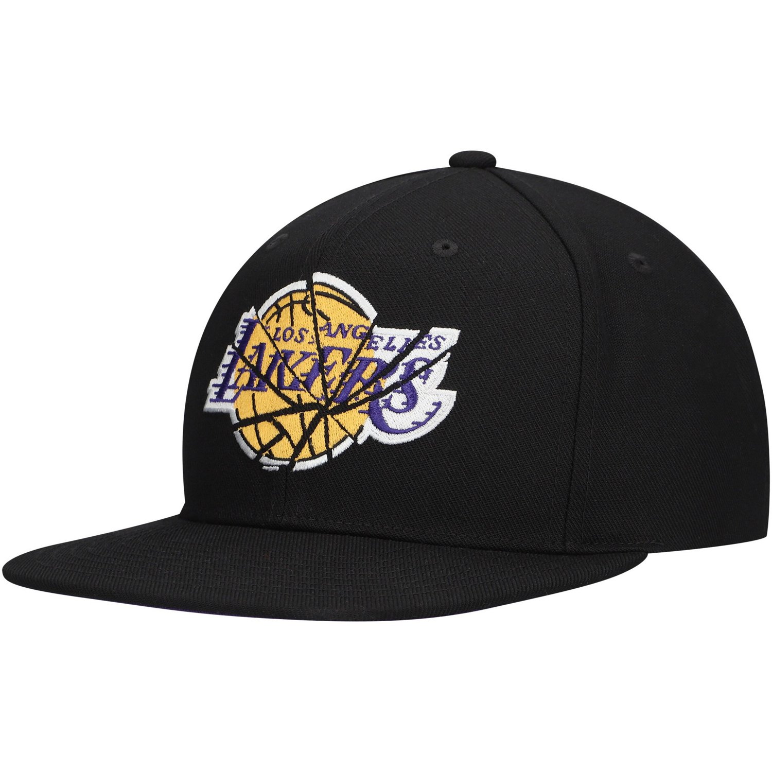 Mitchell  Ness Los Angeles Lakers Shattered Snapback Hat