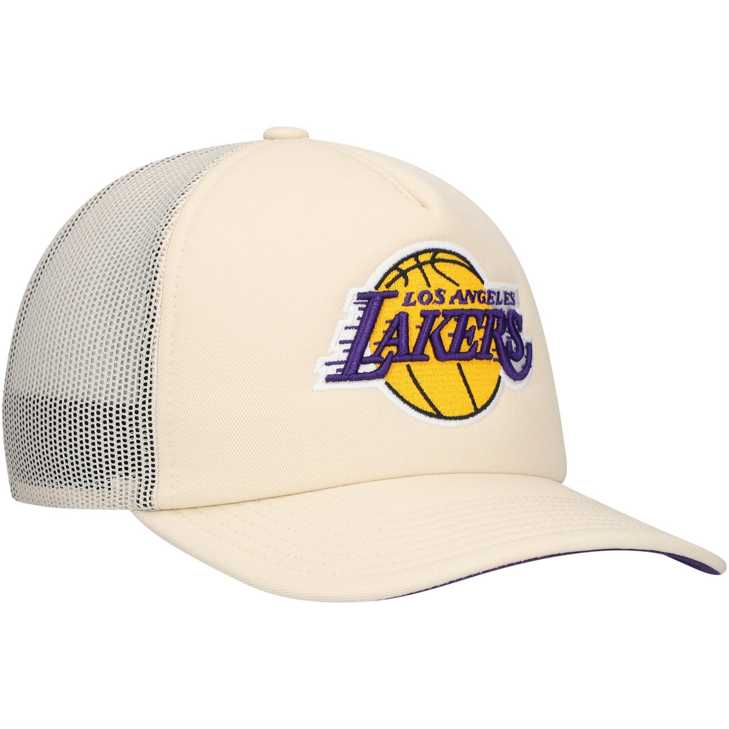 Mitchell  Ness Los Angeles Lakers Trucker Adjustable Hat - view number 3