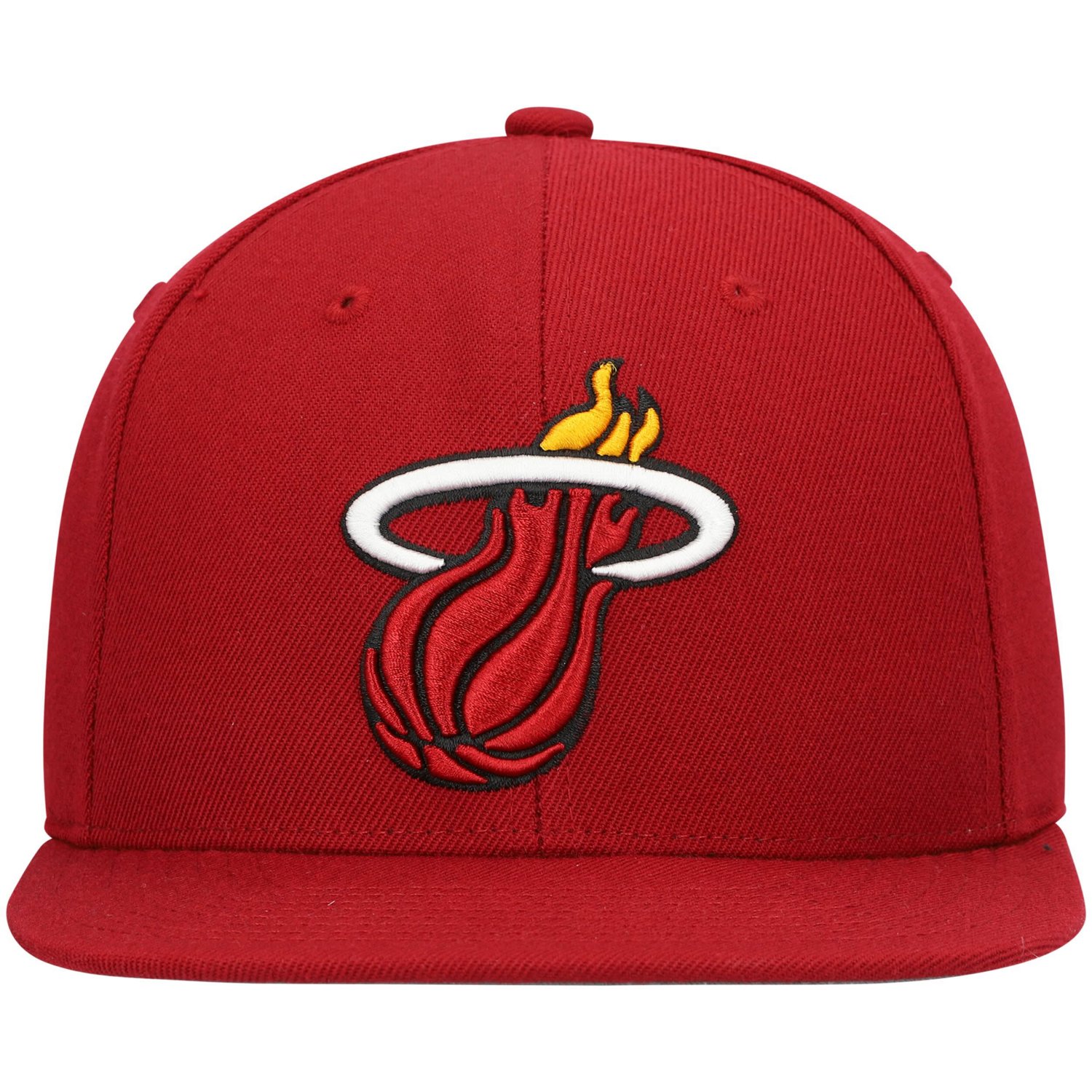 Mitchell  Ness Miami Heat Ground 20 Snapback Hat                                                                                 - view number 2