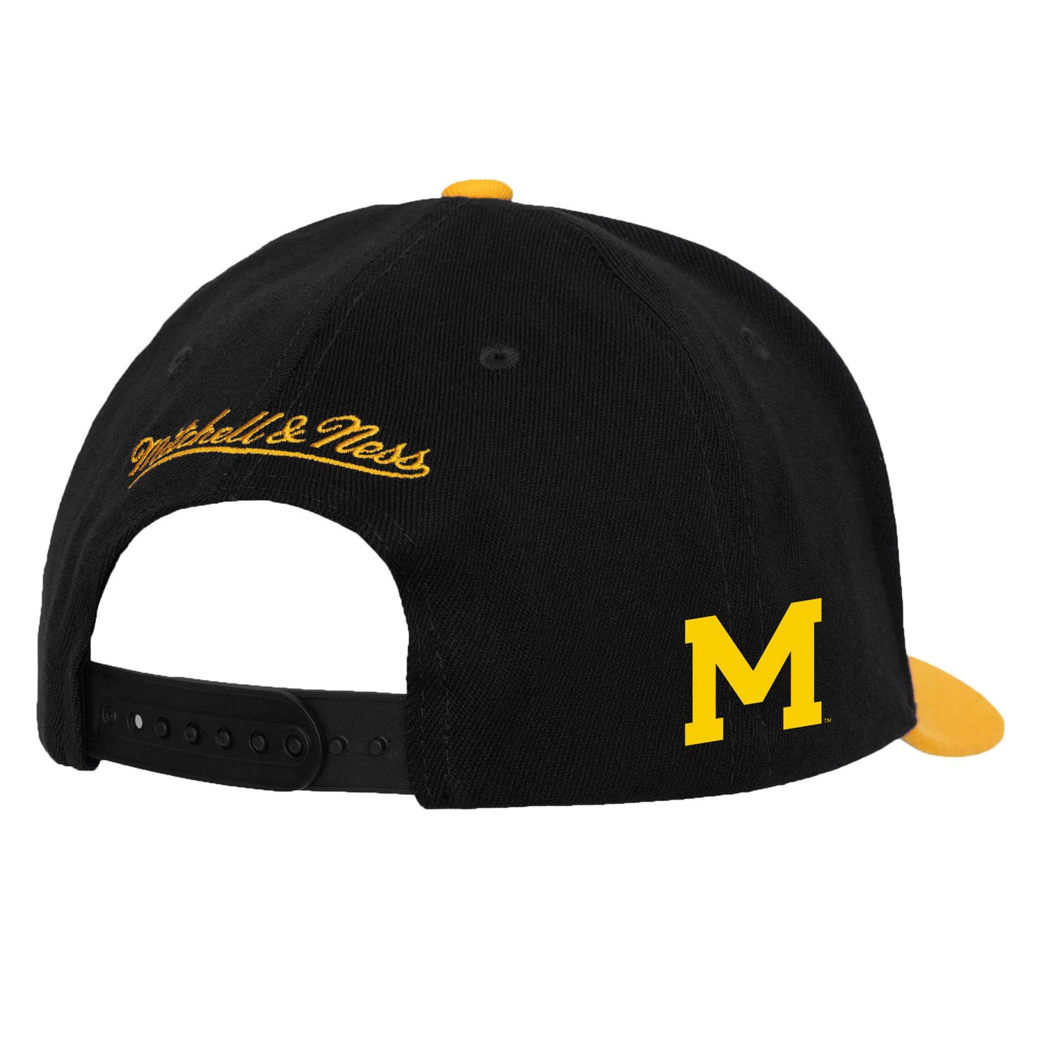 Mitchell  Ness Michigan Wolverines Team Script 20 Snapback Hat                                                                   - view number 2