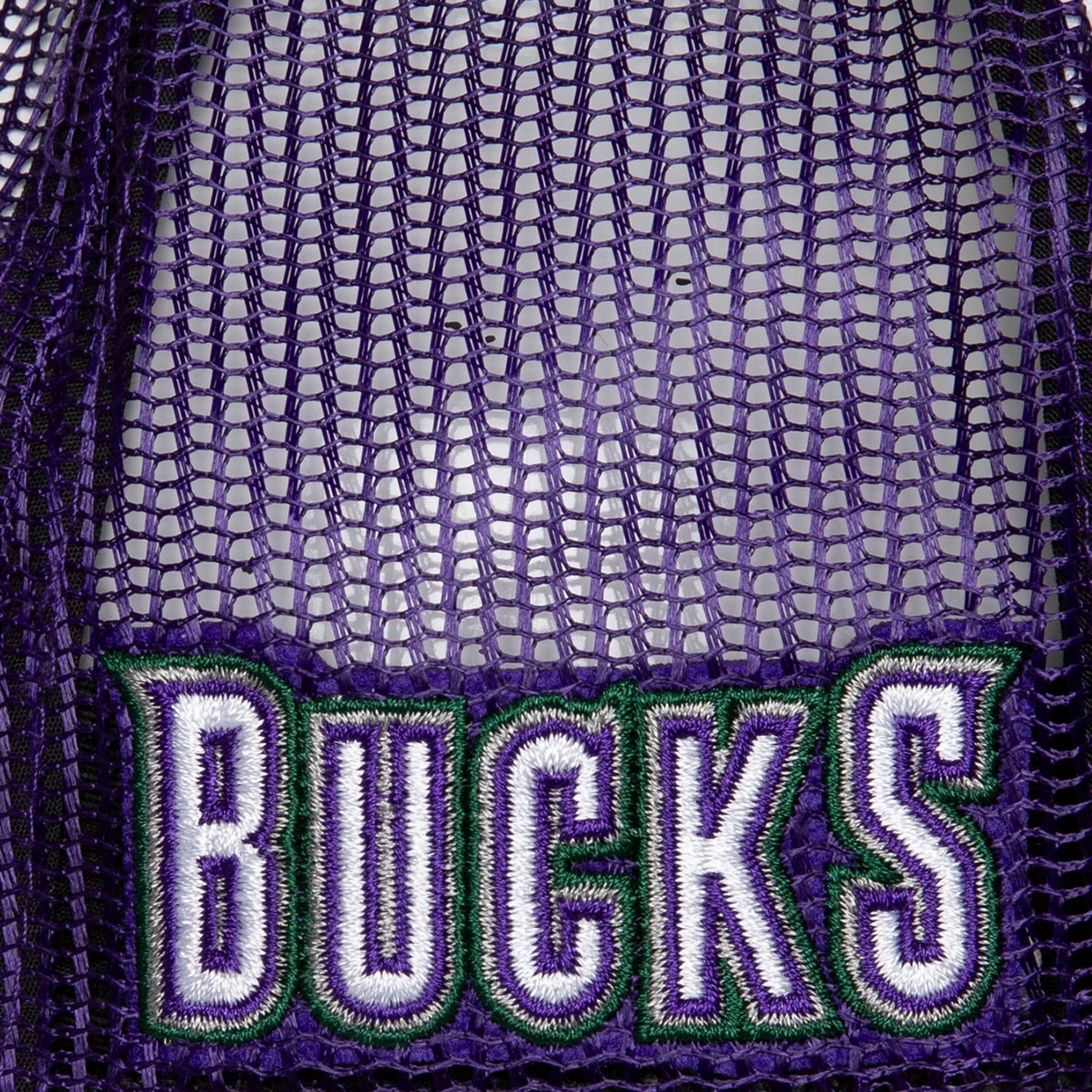 Mitchell  Ness Milwaukee Bucks Hardwood Classics Blocker Foam Front Trucker Snapback Hat