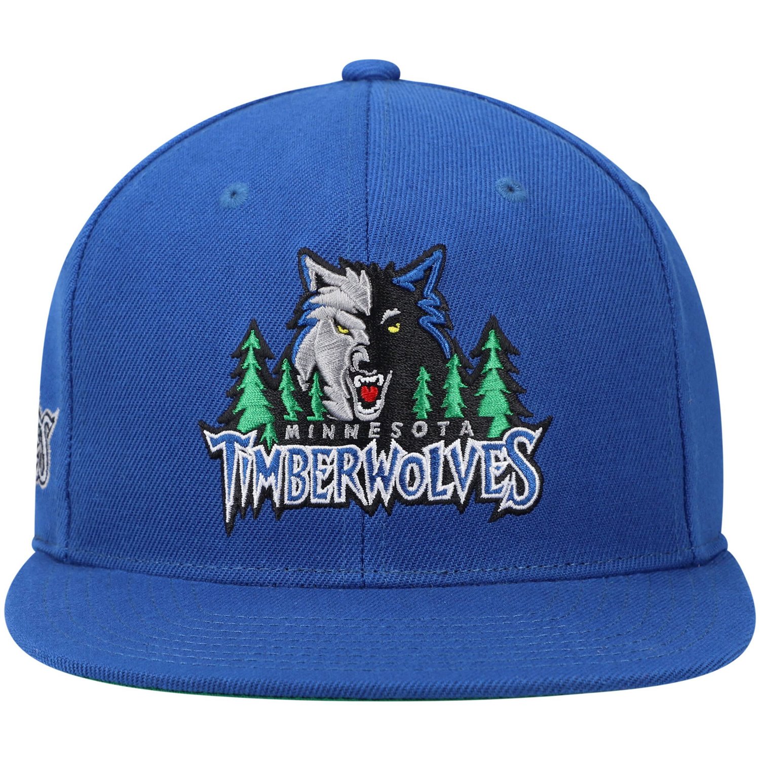 Mitchell  Ness Minnesota Timberwolves Hardwood Classics Snapback Hat                                                             - view number 2