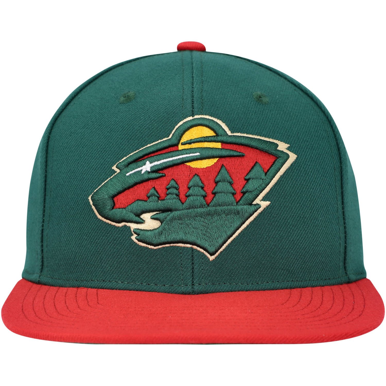 Mitchell  Ness Minnesota Wild Core Team Ground 20 Snapback Hat                                                                   - view number 2