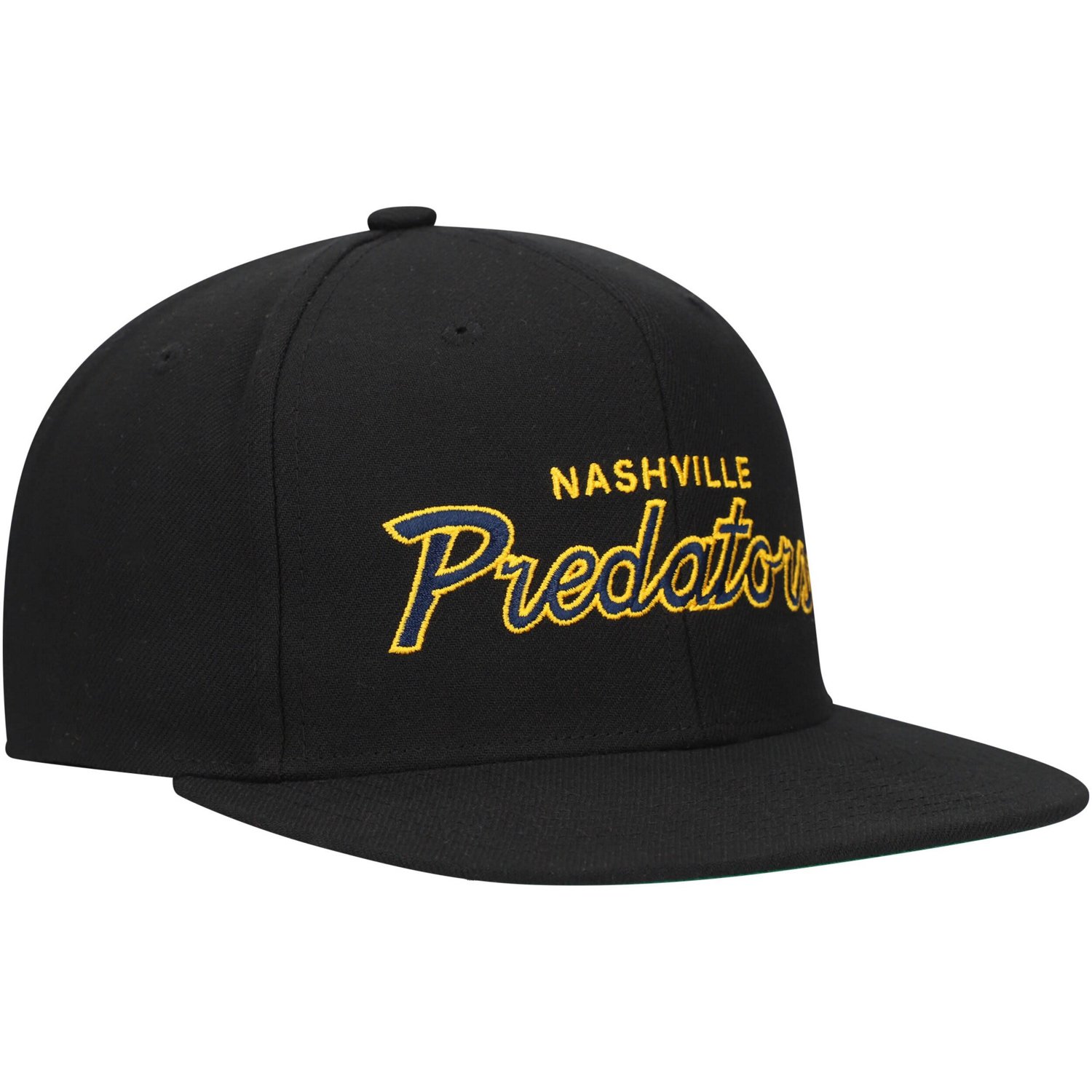 Mitchell  Ness Nashville Predators Core Team Script 20 Snapback Hat - view number 2
