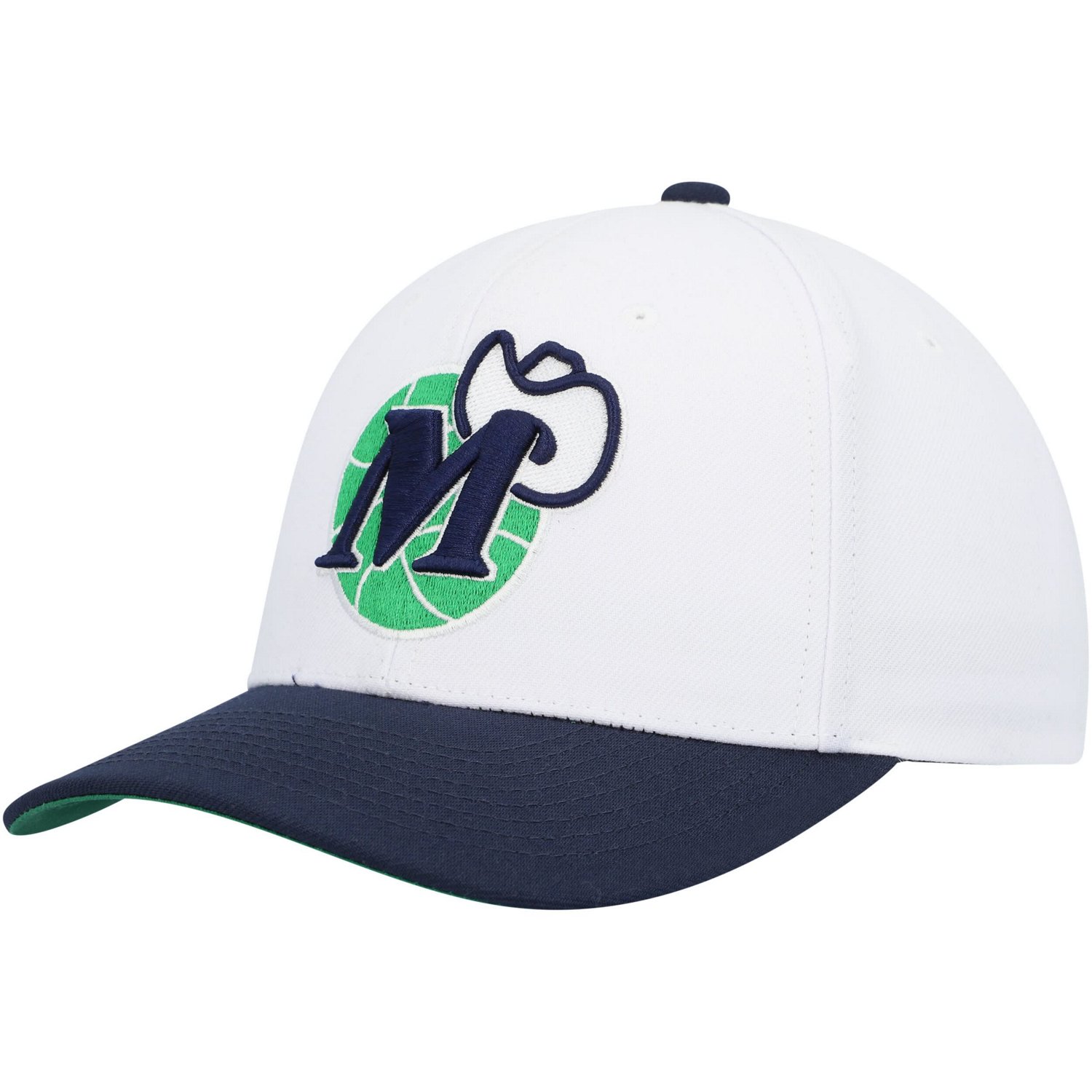 Mitchell  Ness Navy Dallas Mavericks Hardwood Classics Core 2-Tone 20 Pro Snapback Hat