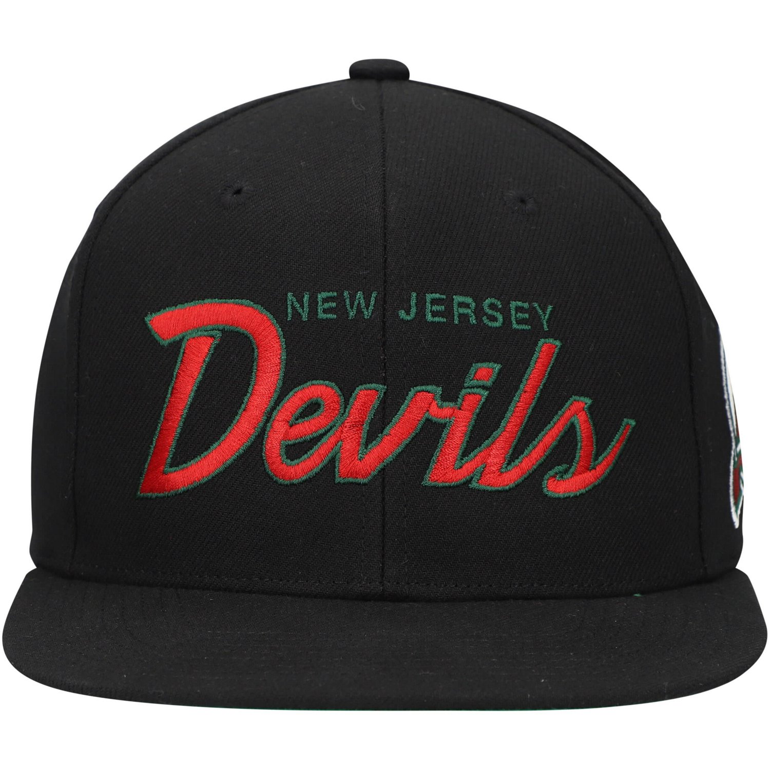 Mitchell  Ness New Jersey Devils Core Team Script 20 Snapback Hat - view number 2