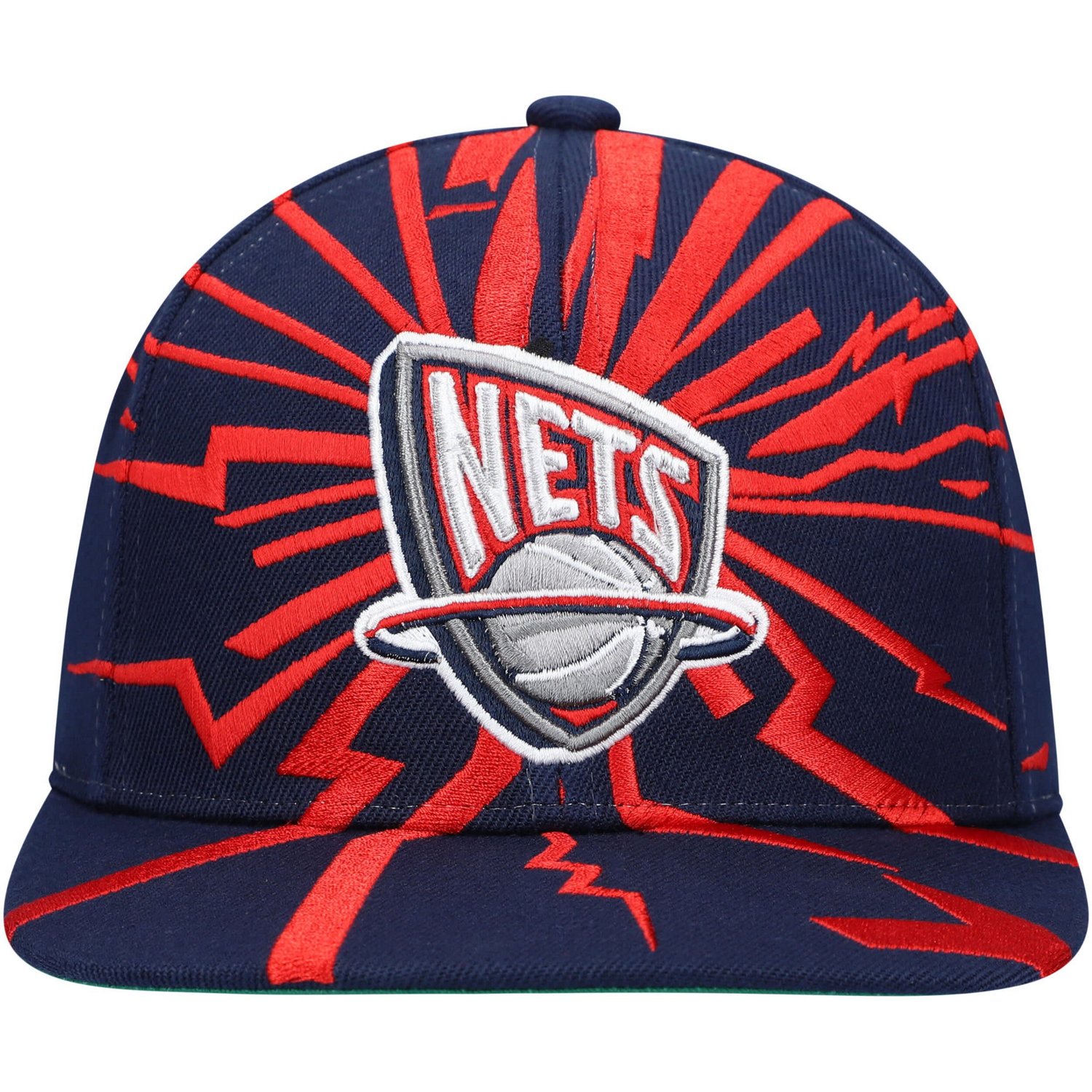 Mitchell  Ness New Jersey Nets Hardwood Classics Earthquake Snapback Hat
