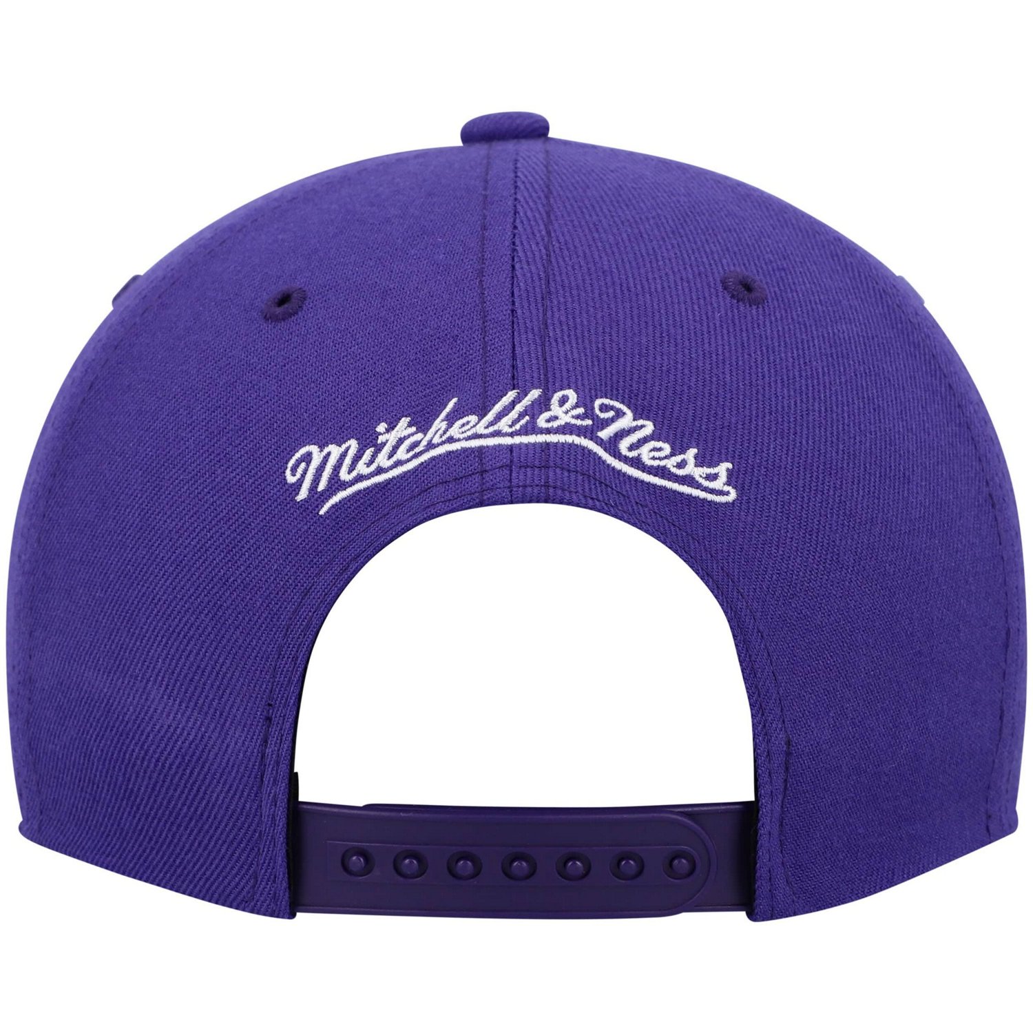Mitchell  Ness New Orleans Jazz Hardwood Classics Team Ground 20 Snapback Hat - view number 4