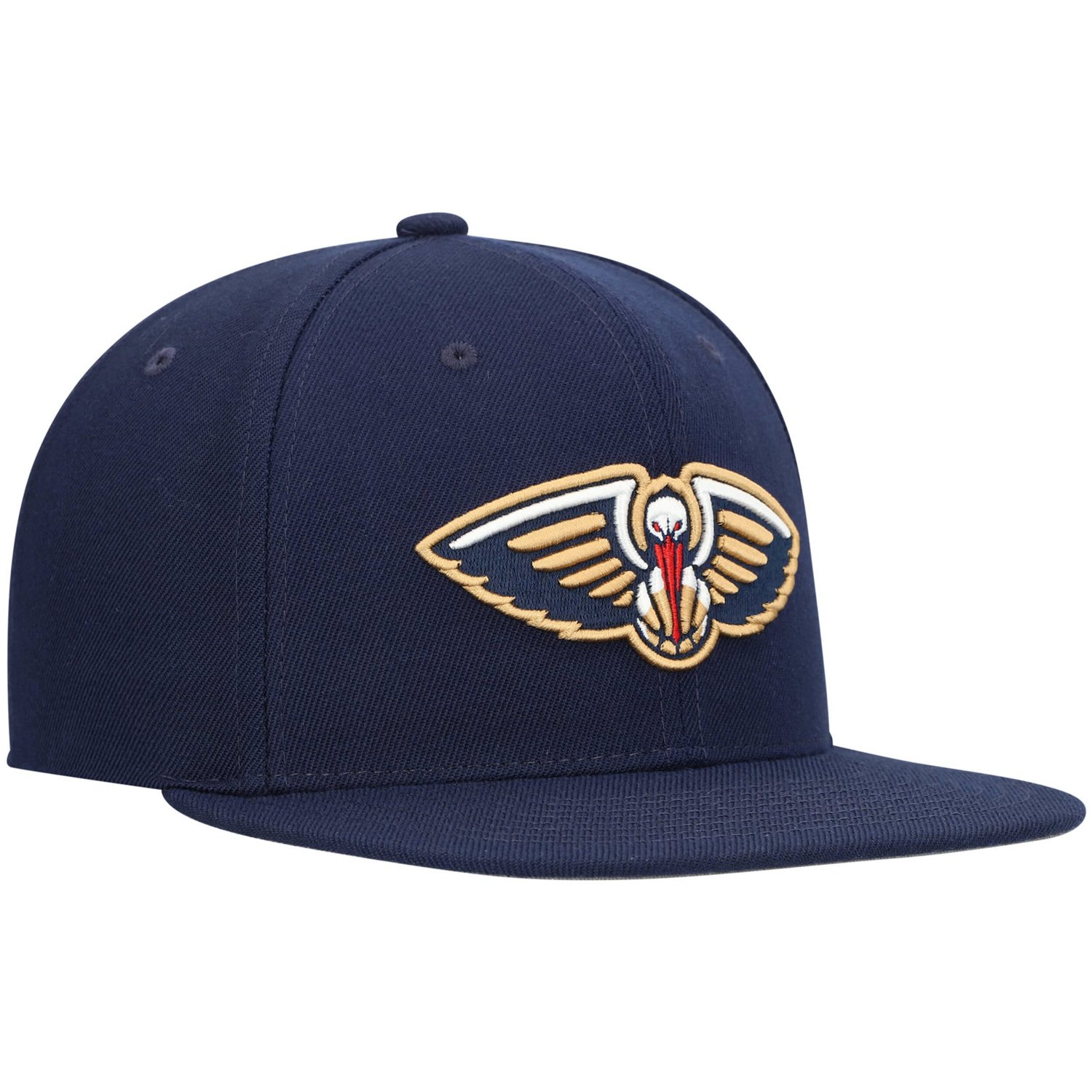 Mitchell  Ness New Orleans Pelicans Ground 20 Snapback Hat                                                                       - view number 3