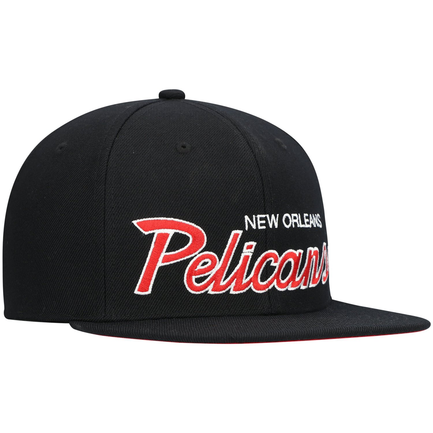 Mitchell  Ness New Orleans Pelicans Hardwood Classics Script 20 Snapback Hat