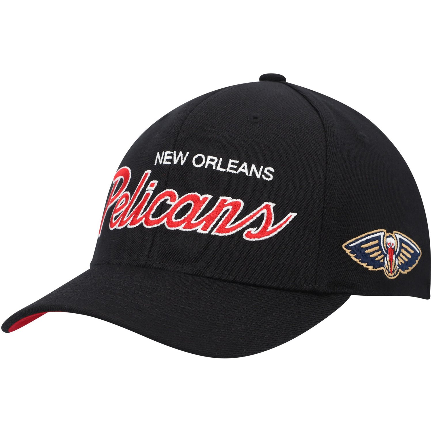 Mitchell  Ness New Orleans Pelicans MVP Team Script 20 Stretch Snapback Hat