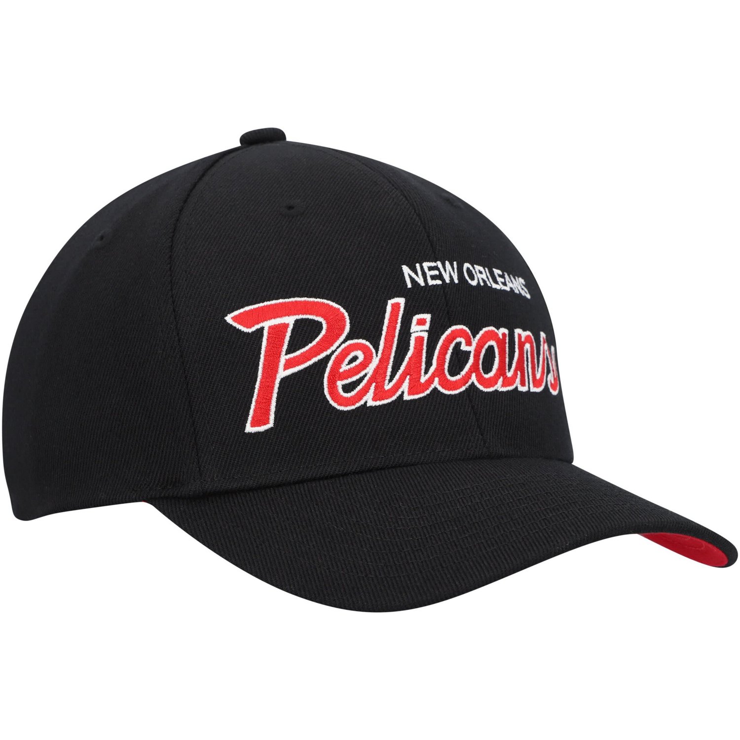Mitchell  Ness New Orleans Pelicans MVP Team Script 20 Stretch Snapback Hat