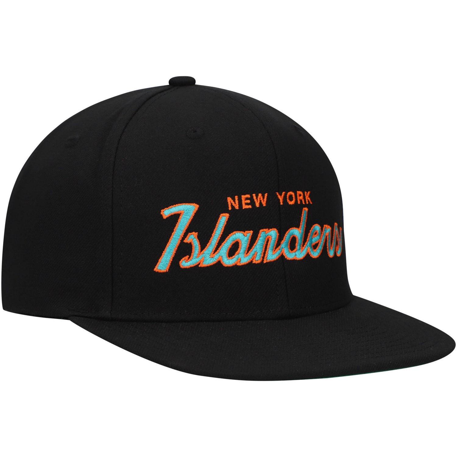 Mitchell  Ness New York Islanders Core Team Script 20 Snapback Hat - view number 3