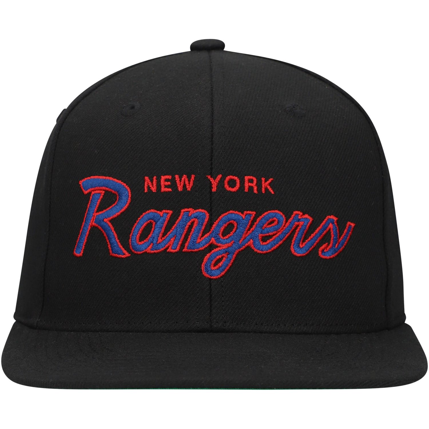 Mitchell  Ness New York Rangers Core Team Script 20 Snapback Hat - view number 2