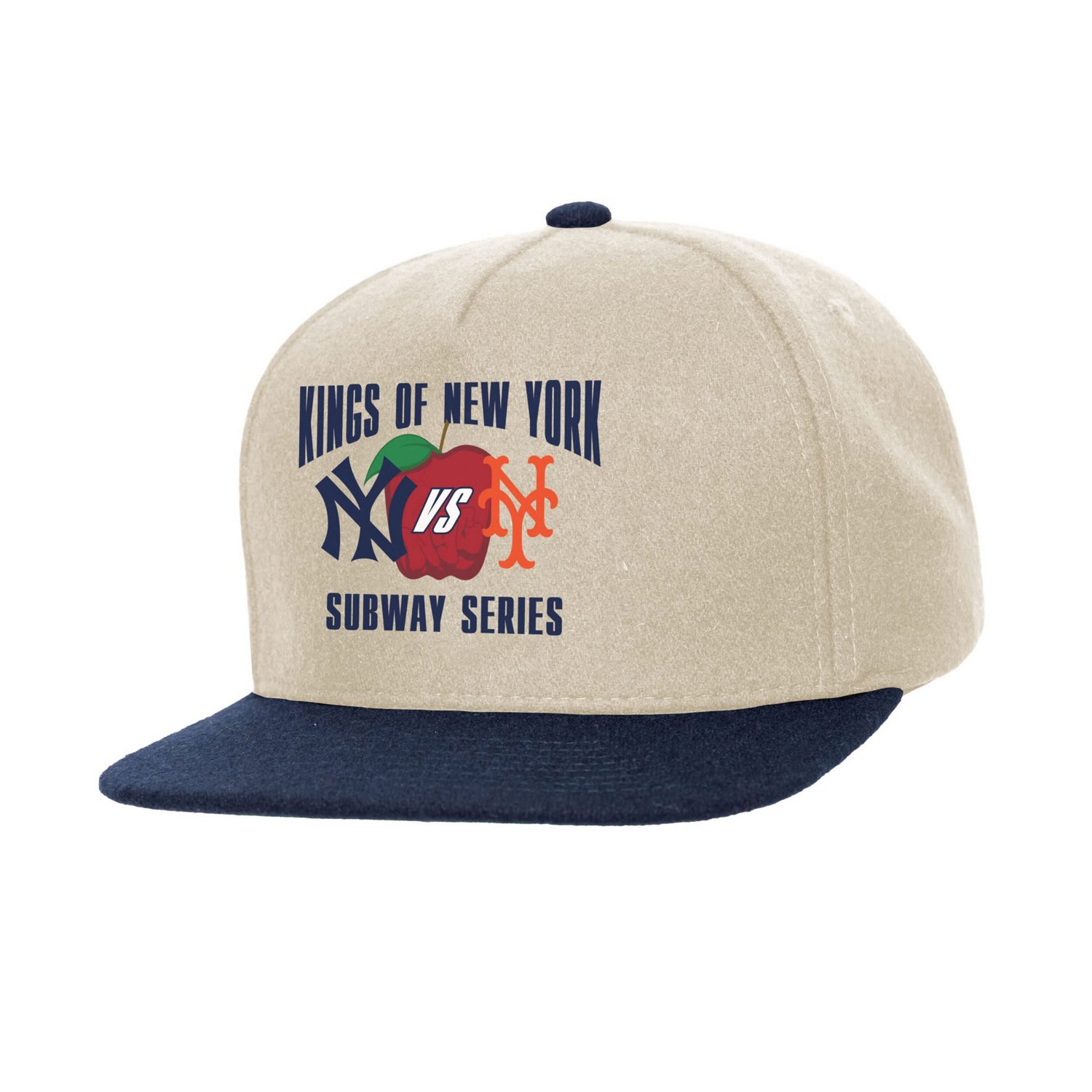 Mitchell  Ness New York Yankees vs New York Mets Subway Series Matchup Pro Pinch Snapback