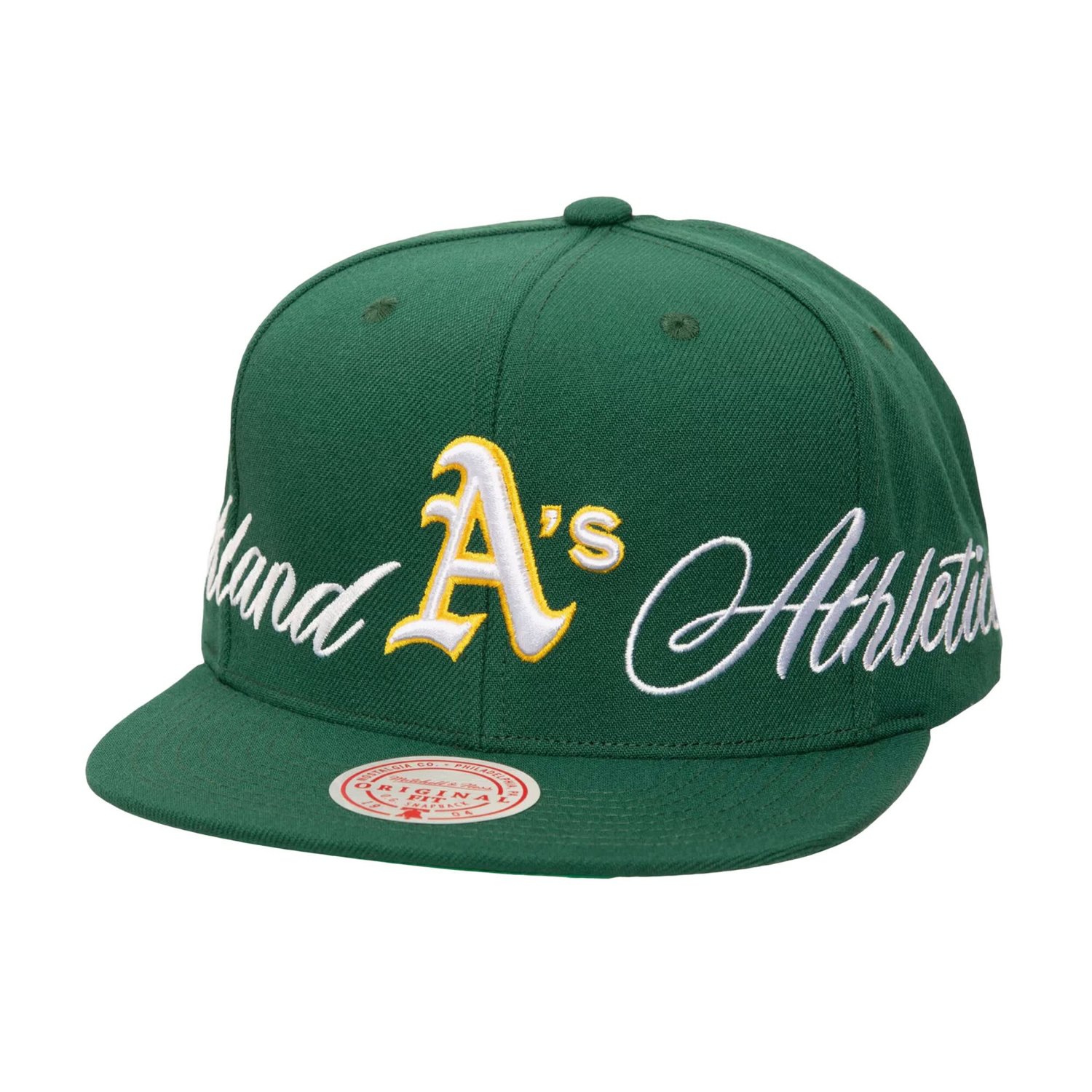 Mitchell  Ness Oakland Athletics Just Don x MLB Lux Script Snapback Hat
