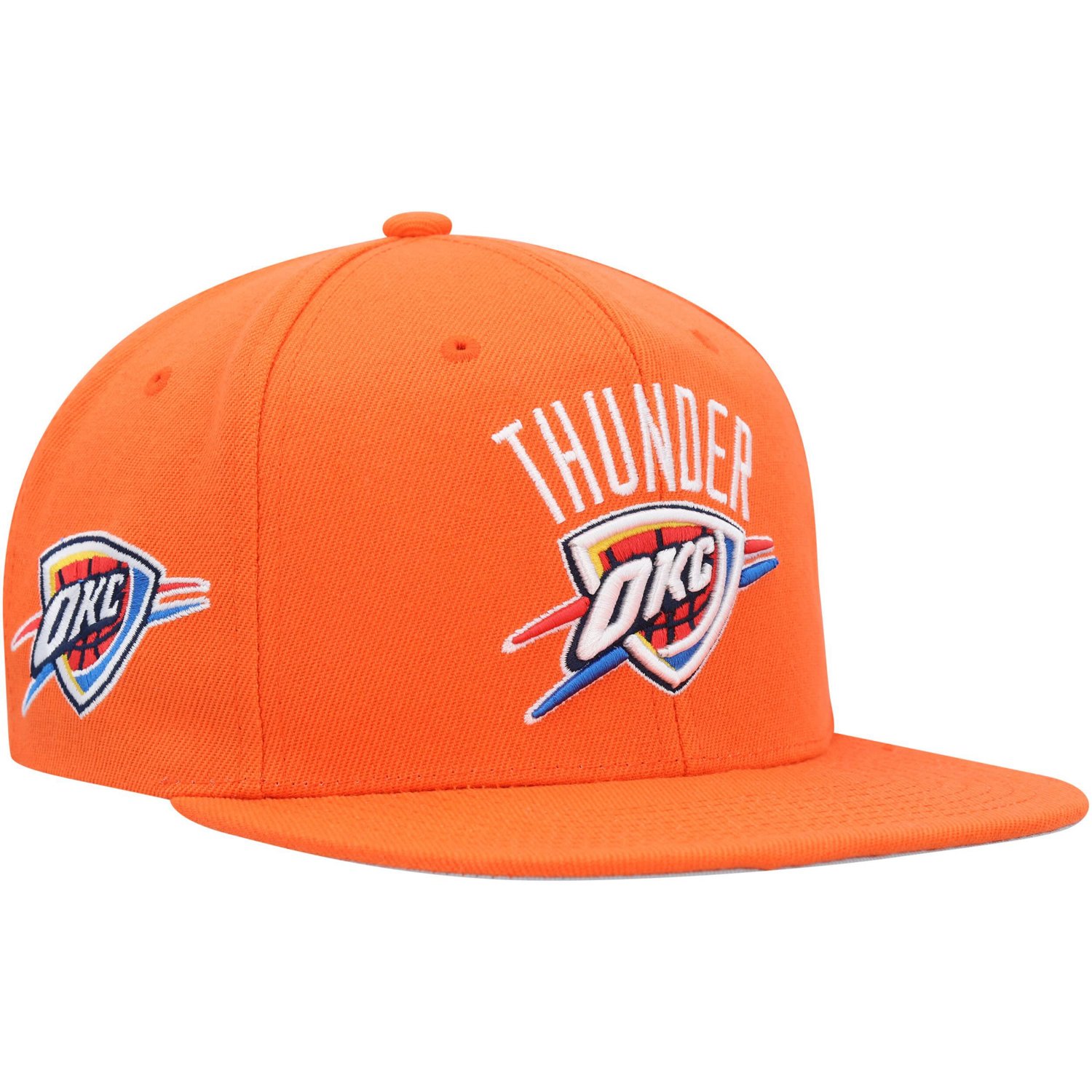 Mitchell  Ness Oklahoma City Thunder Side Core 20 Snapback Hat
