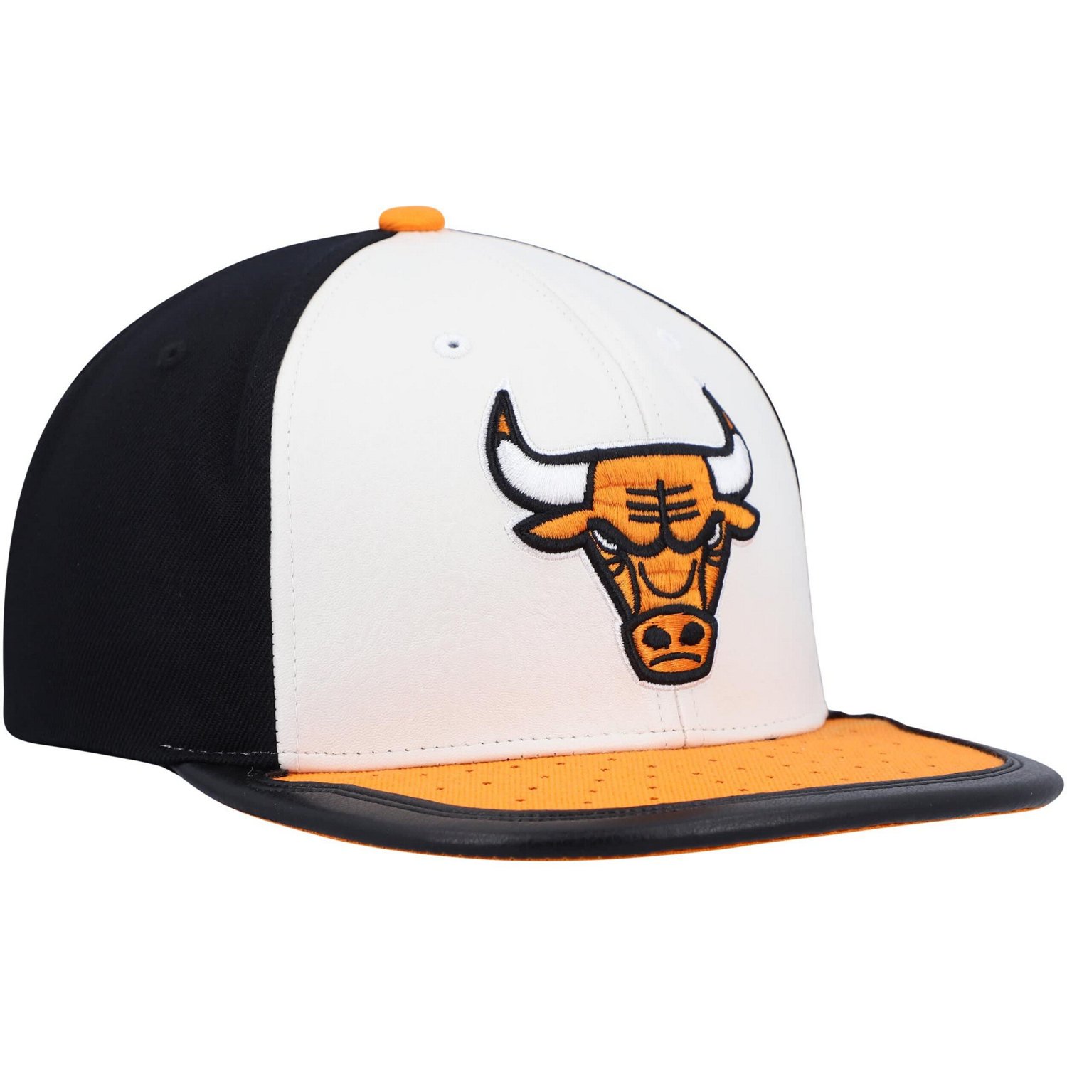 Mitchell  Ness Orange Chicago Bulls Day One Snapback Hat - view number 3
