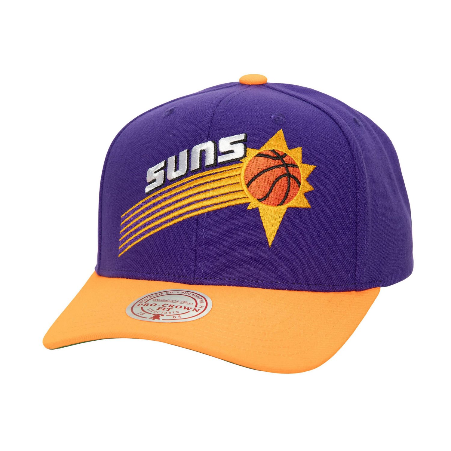 Mitchell  Ness Orange Phoenix Suns Soul XL Logo Pro Crown Snapback Hat
