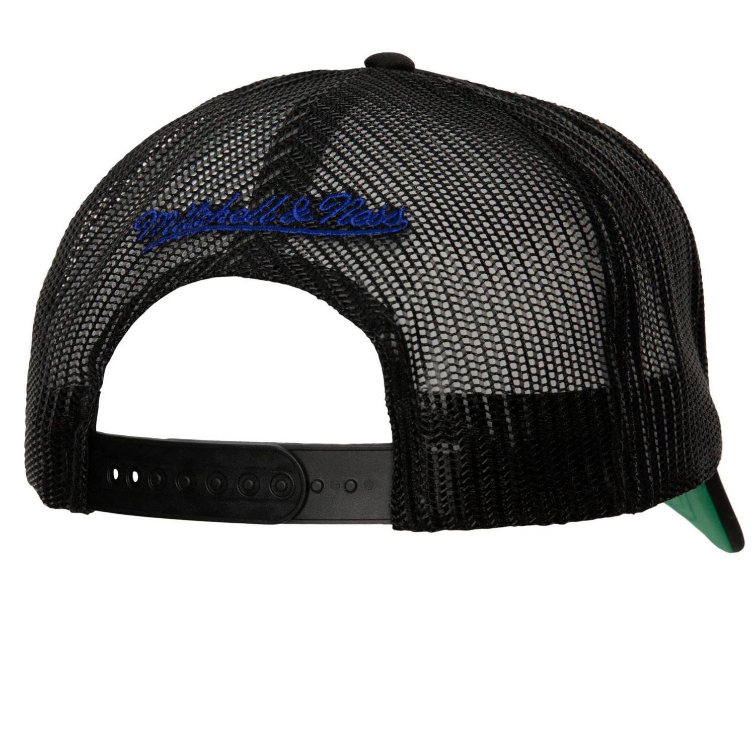 Mitchell  Ness Philadelphia 76ers Hardwood Classics Gold Leaf Mesh Trucker Snapback Hat                                          - view number 2