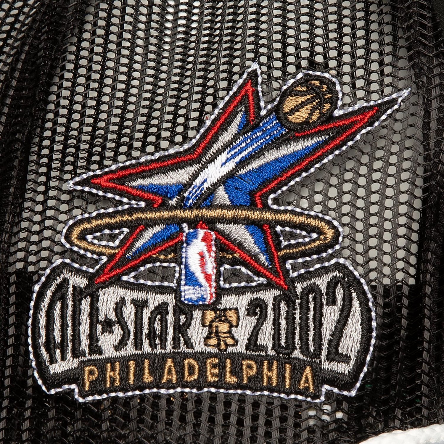 Mitchell  Ness Philadelphia 76ers Roper Meshback Trucker Snapback Hat