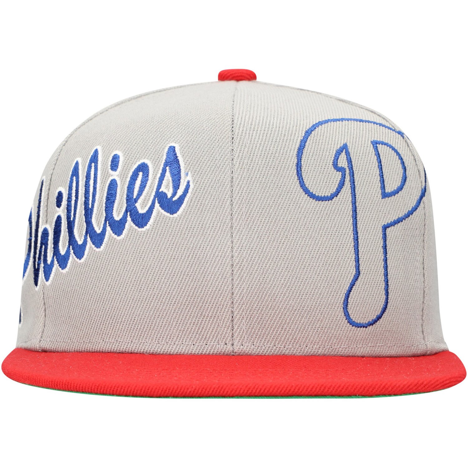 Mitchell  Ness Philadelphia Phillies Knock Out Panel Snapback Hat - view number 2