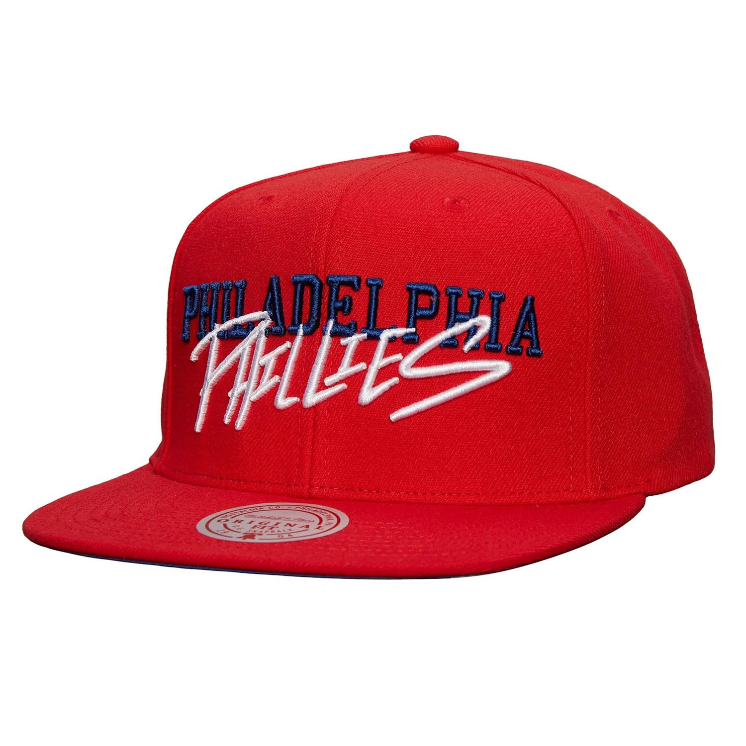 Mitchell  Ness Philadelphia Phillies Team Tagged Snapback Hat