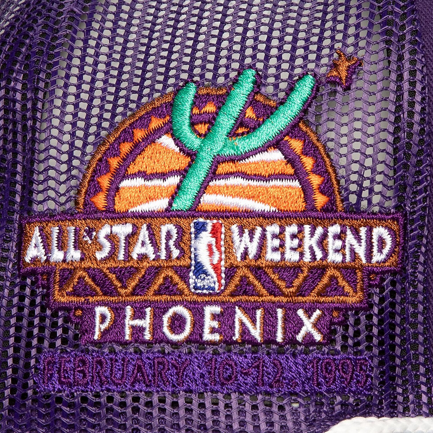 Mitchell  Ness Phoenix Suns Roper Meshback Trucker Snapback Hat                                                                  - view number 3