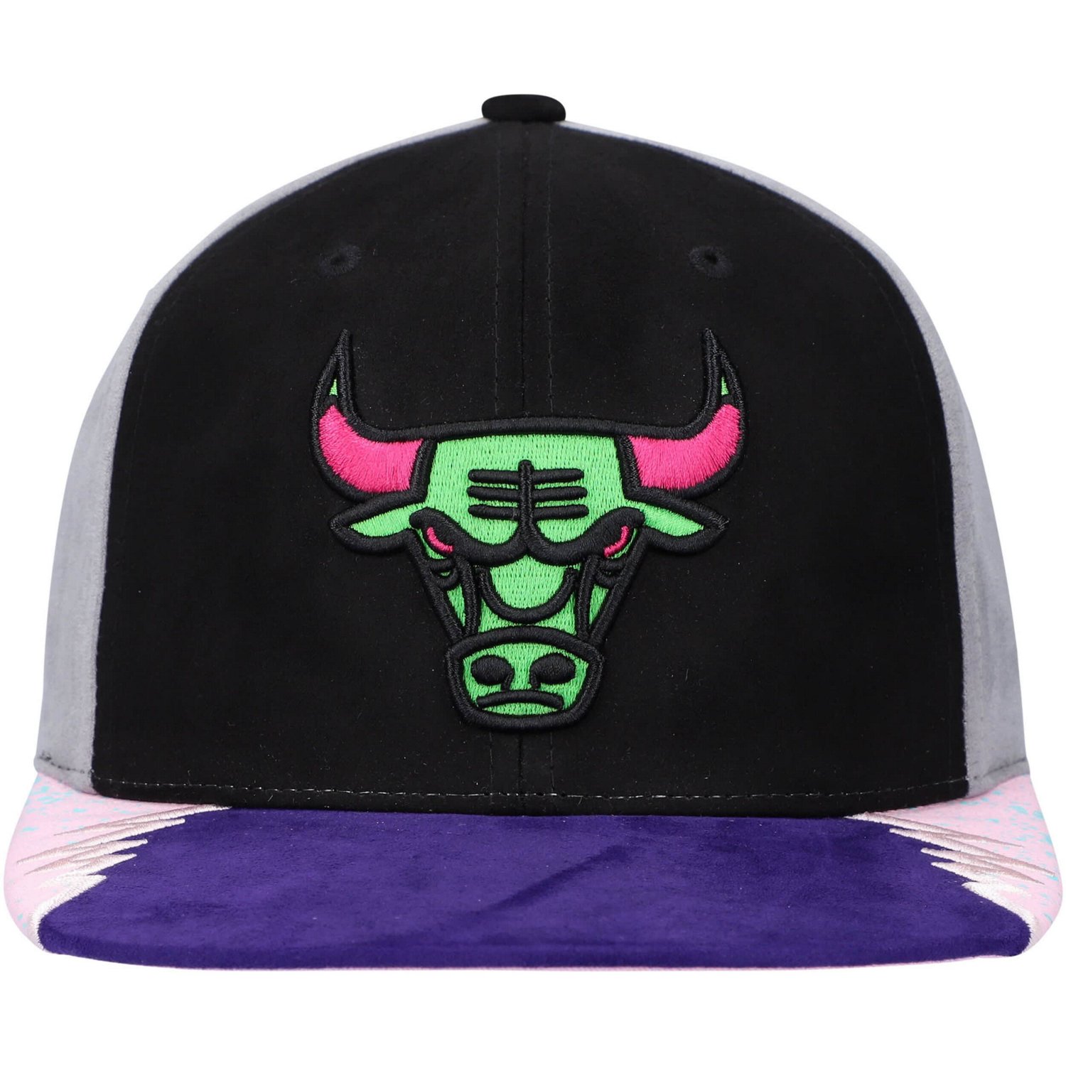 Mitchell  Ness Pink Chicago Bulls Day 5 Snapback Hat - view number 2