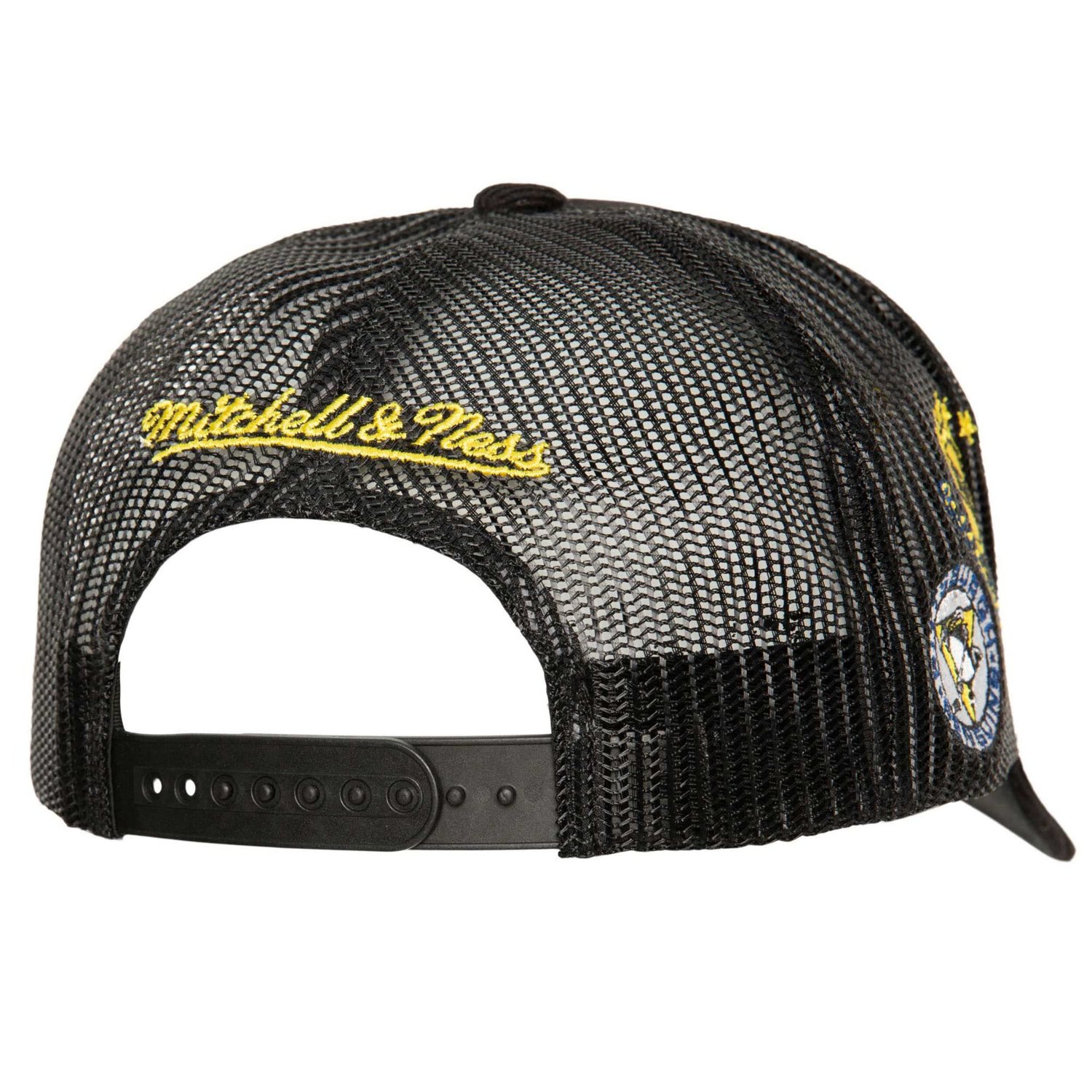 Mitchell  Ness Pittsburgh Penguins Times Up Classic Script Cord Trucker Adjustable Hat                                           - view number 2