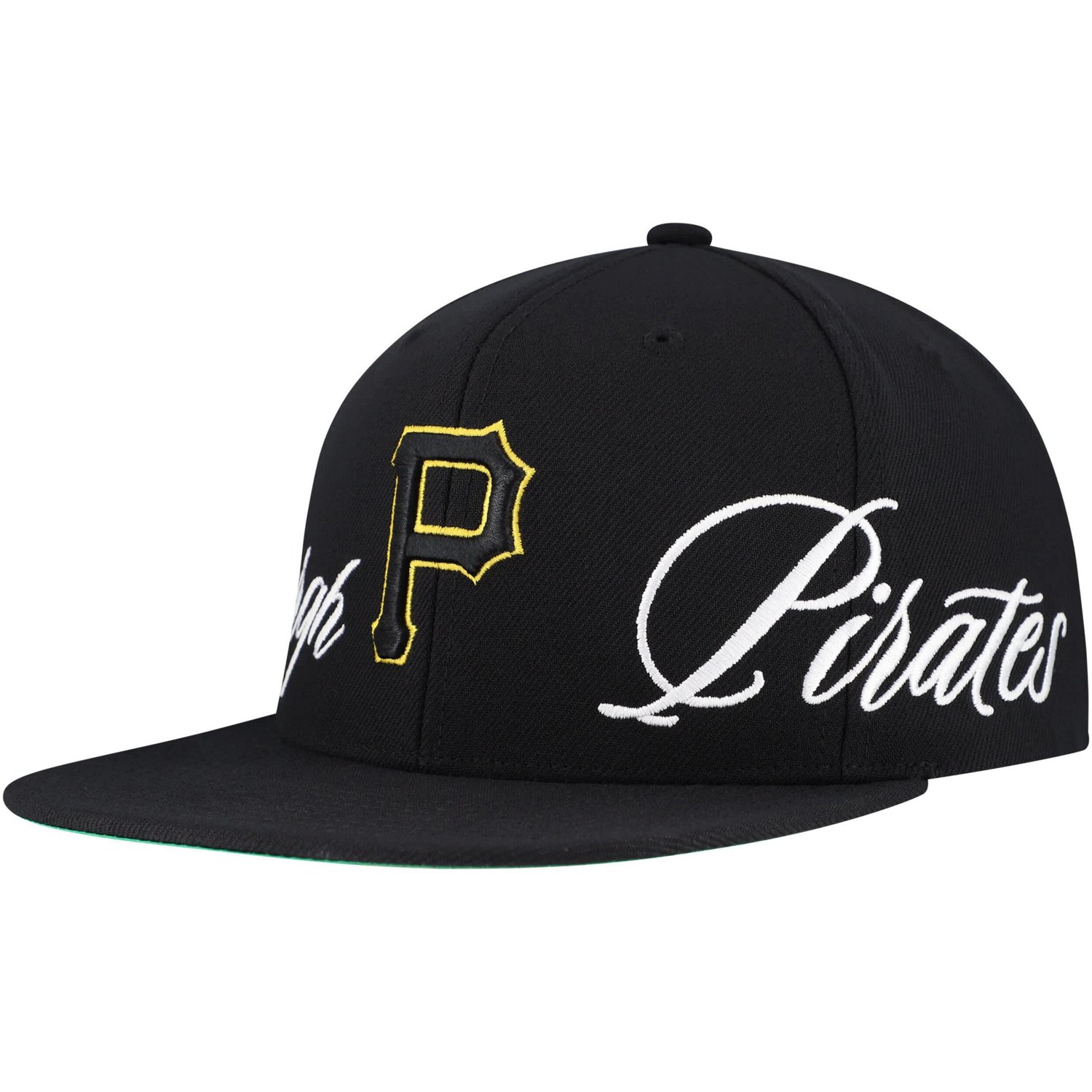 Mitchell  Ness Pittsburgh Pirates Just Don x MLB Lux Script Snapback Hat