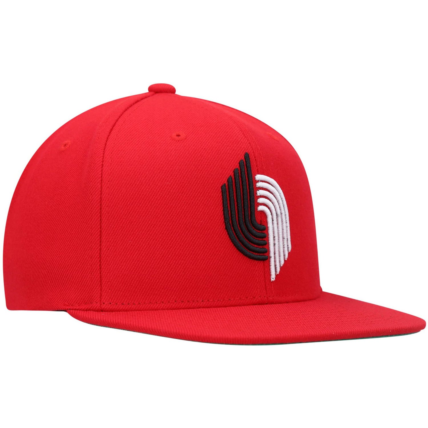 Mitchell  Ness Portland Trail Blazers Hardwood Classics Team Ground 20 Snapback Hat