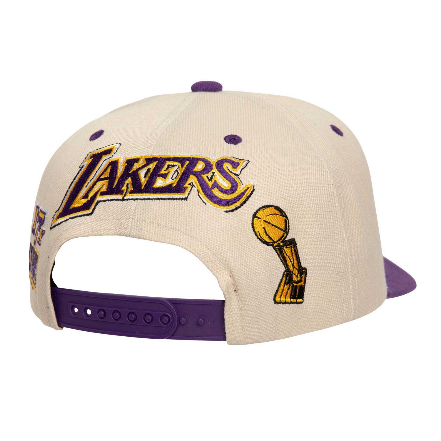 Mitchell  Ness Purple Los Angeles Lakers 17x NBA Champions Soul Legacy Defined Snapback Hat - view number 2