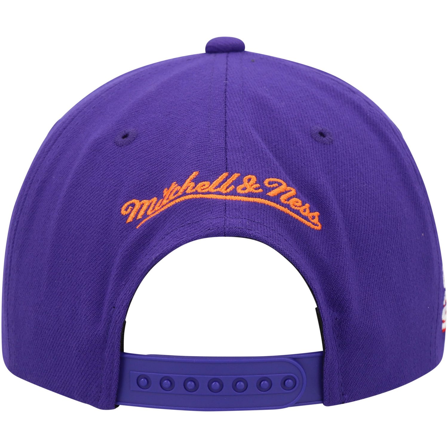 Mitchell  Ness Purple Phoenix Suns Retro Sport Color Block Script Snapback Hat                                                   - view number 4