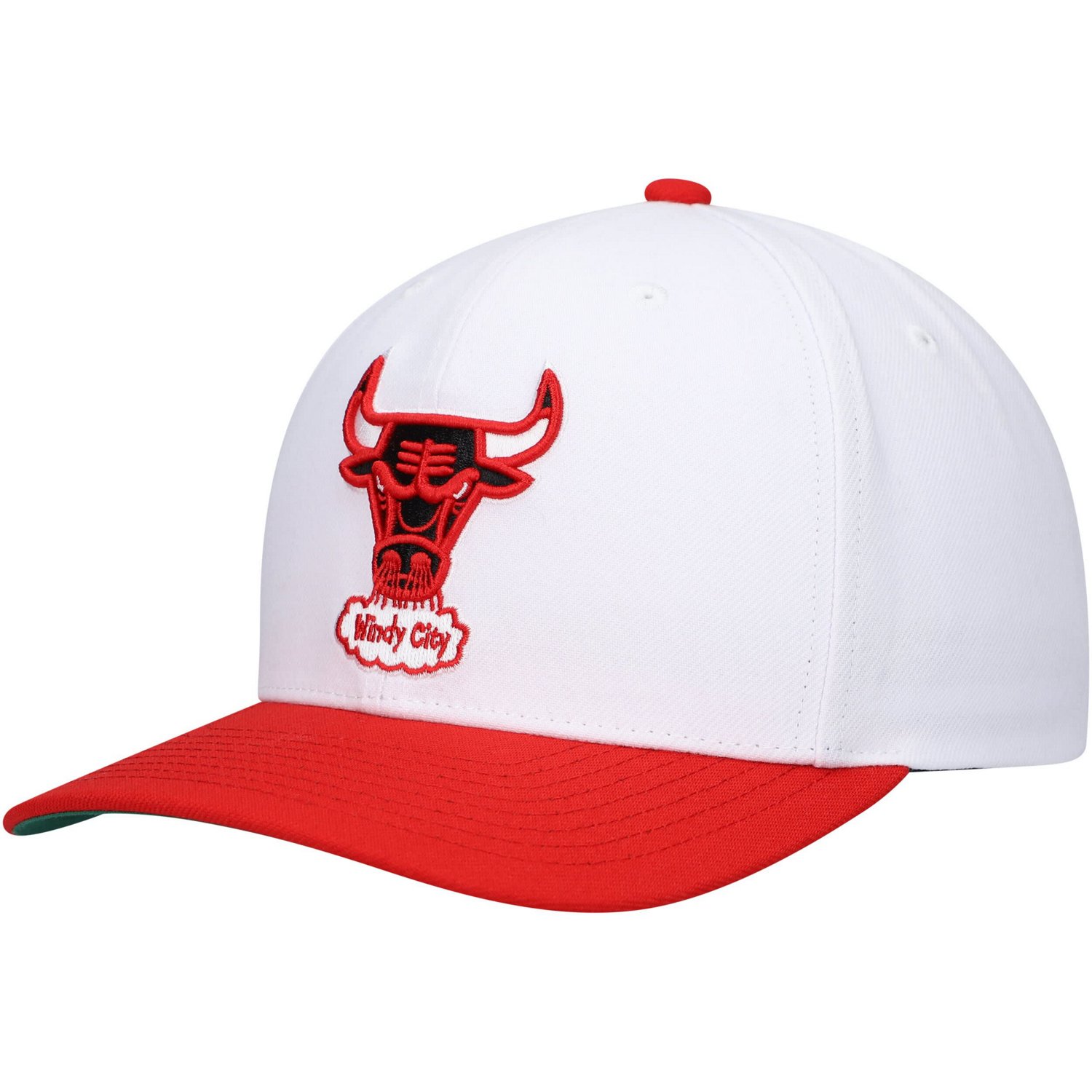 Mitchell  Ness /Red Chicago Bulls Hardwood Classics Core 2-Tone 20 Pro Snapback Hat