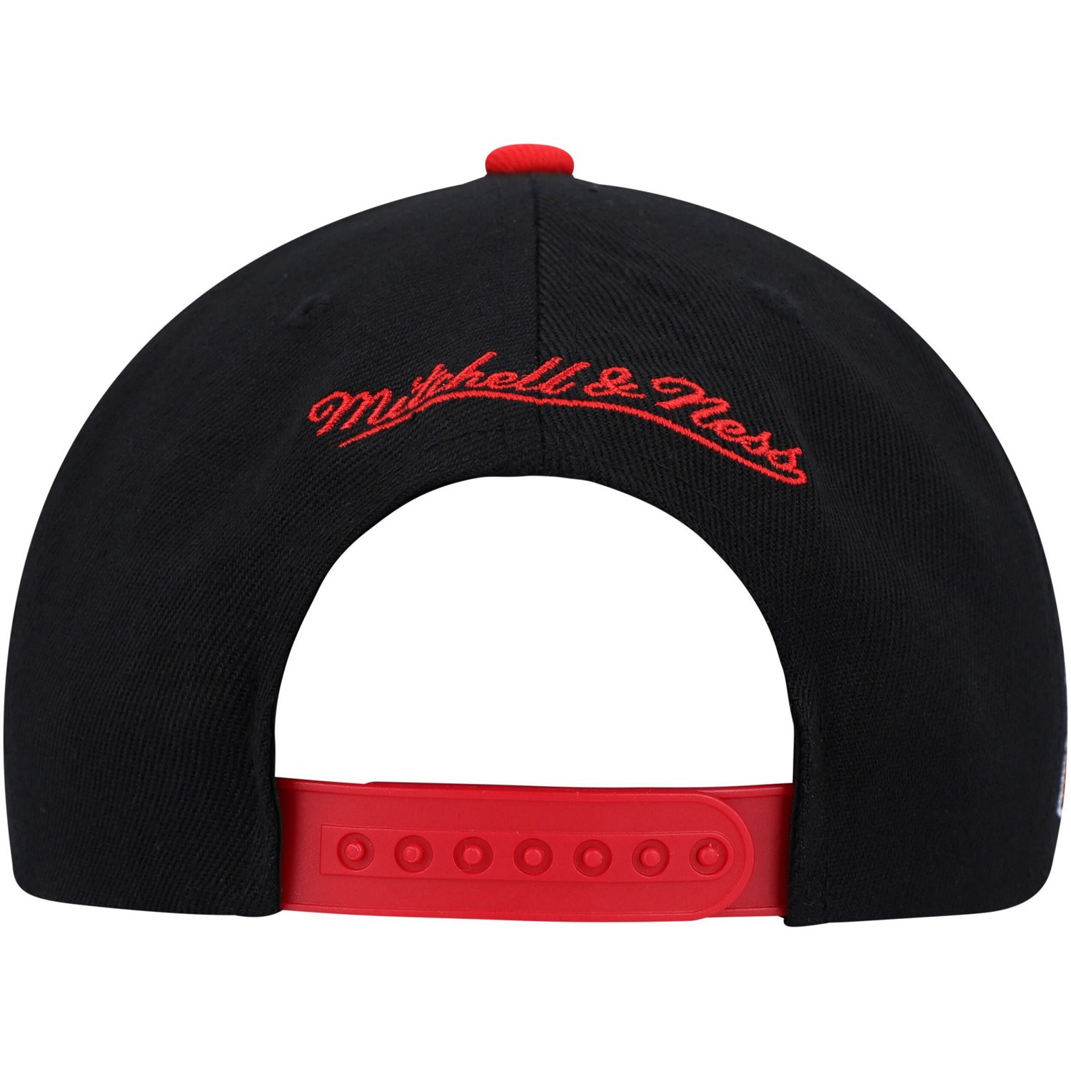 Mitchell  Ness Red Chicago Bulls Side Core 20 Snapback Hat - view number 4