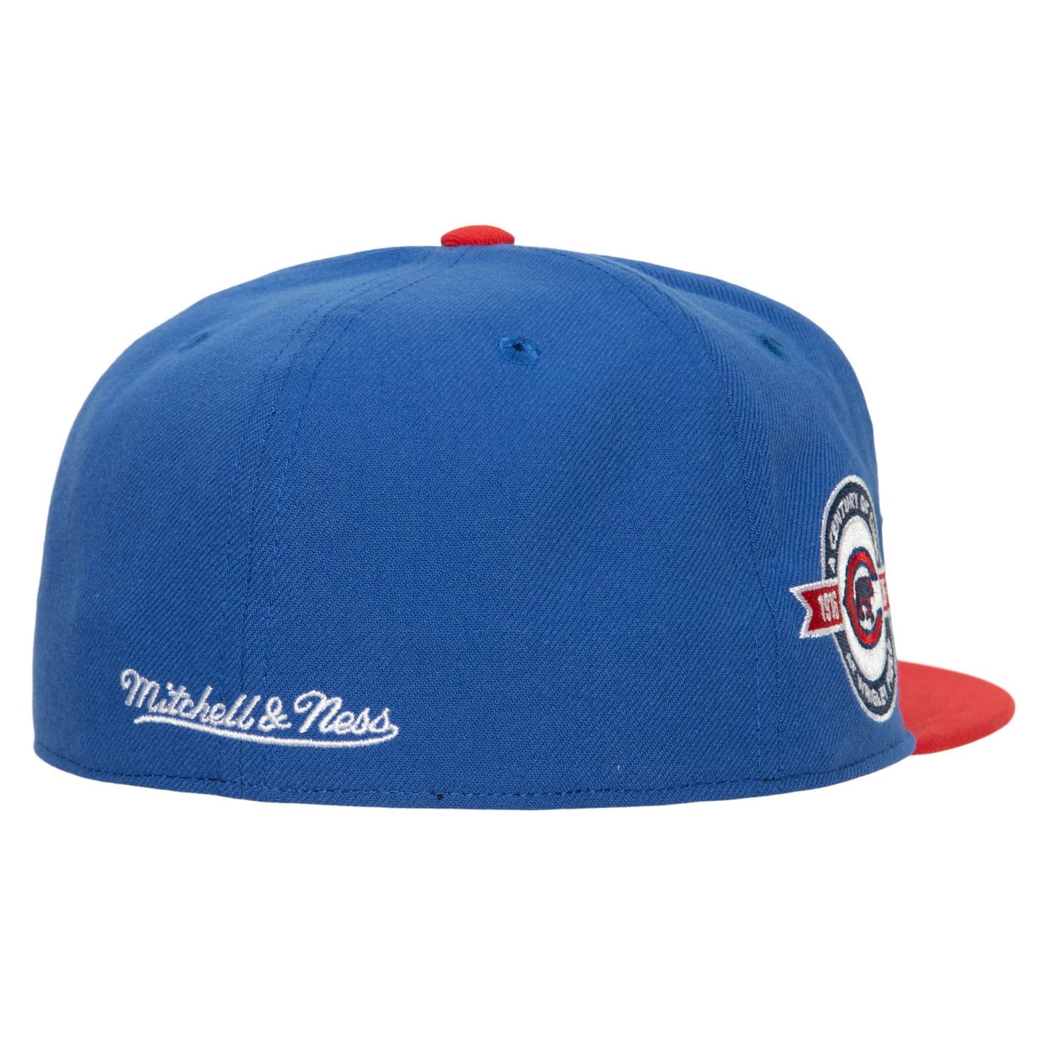 Mitchell  Ness Red Chicago Cubs Bases Loaded Fitted Hat