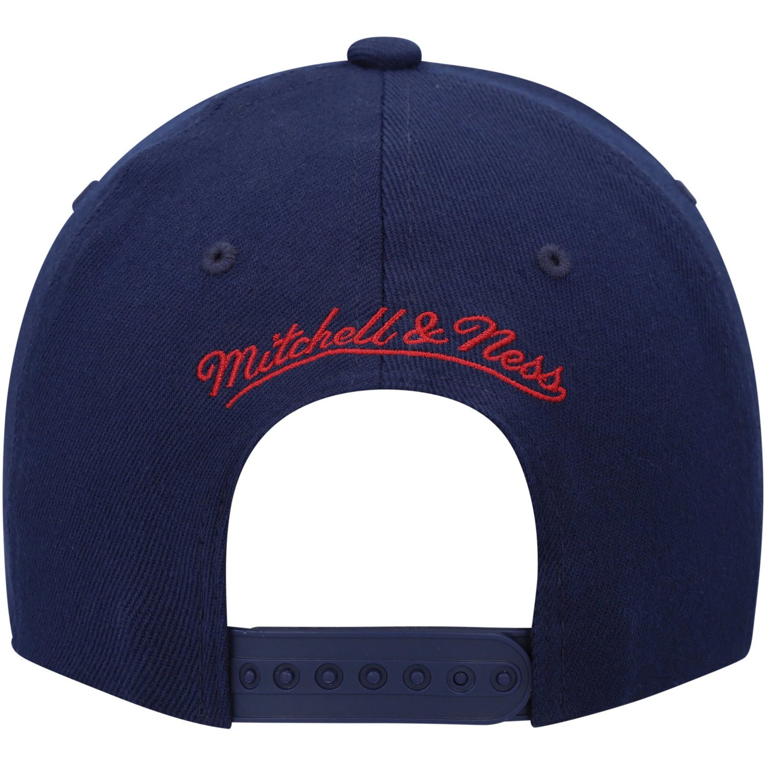Mitchell  Ness Red Denver Nuggets MVP Team Two-Tone 20 Stretch-Snapback Hat                                                      - view number 4