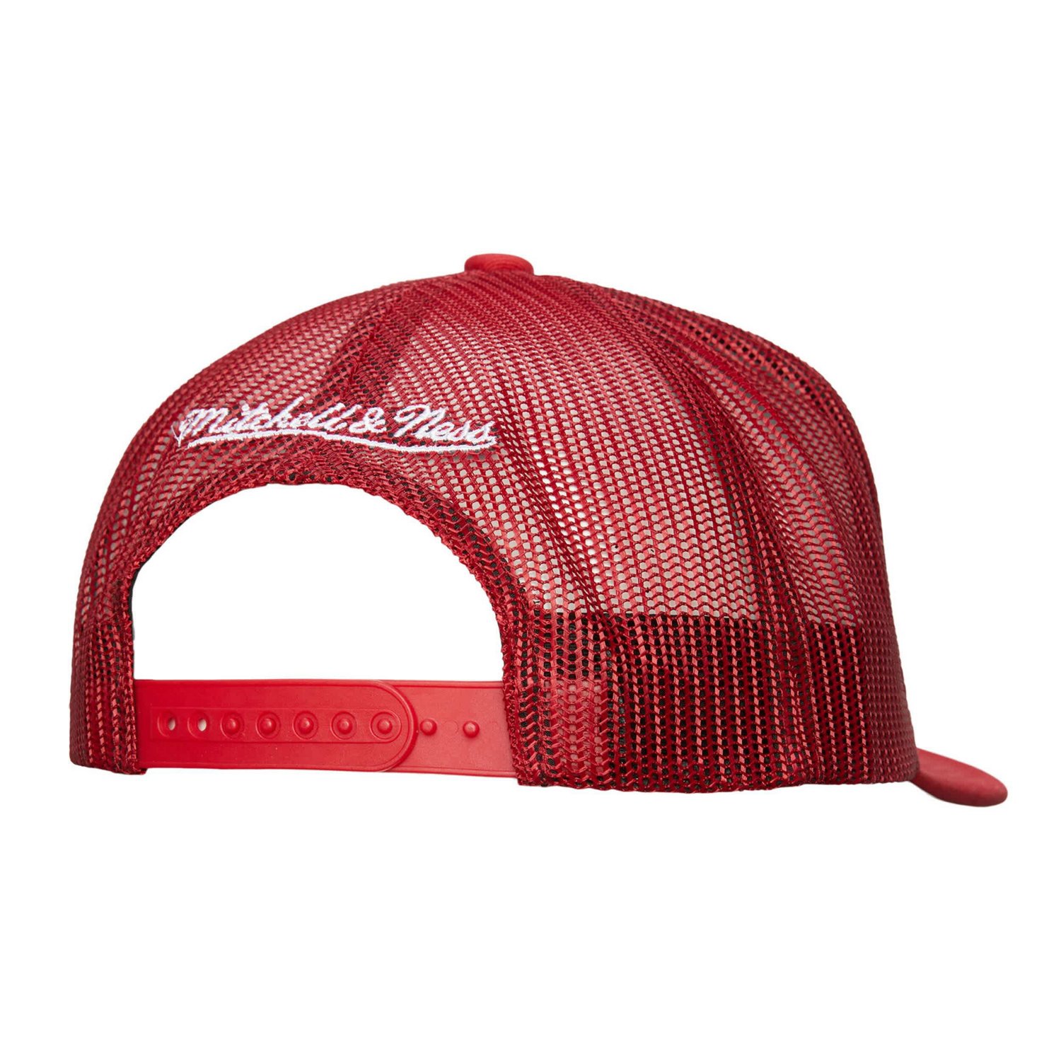 Mitchell  Ness Red Detroit Red Wings Gridlock Trucker Adjustable Hat - view number 2