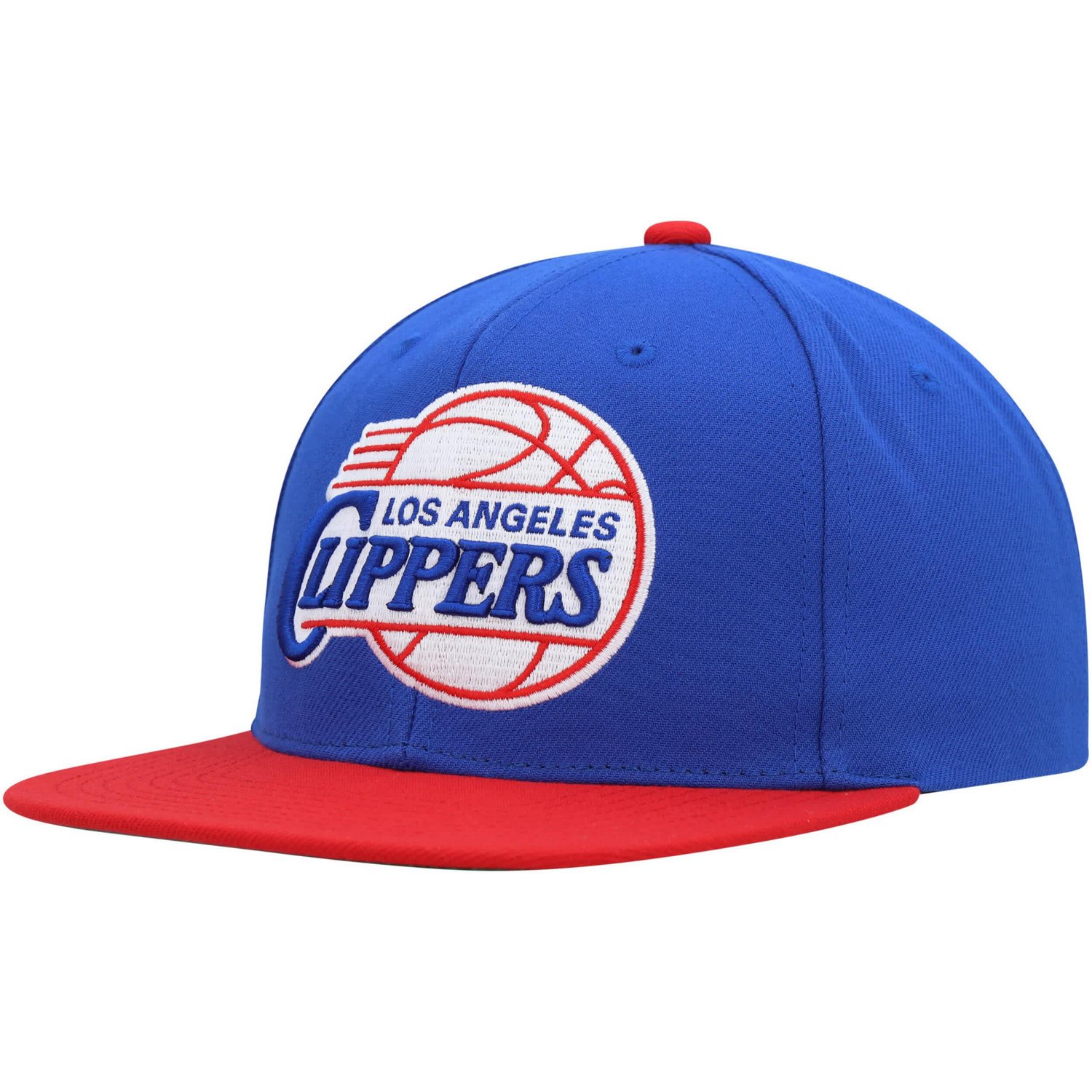 Mitchell  Ness Red LA Clippers Hardwood Classics Essentials 20 Snapback Hat                                                      - view number 3