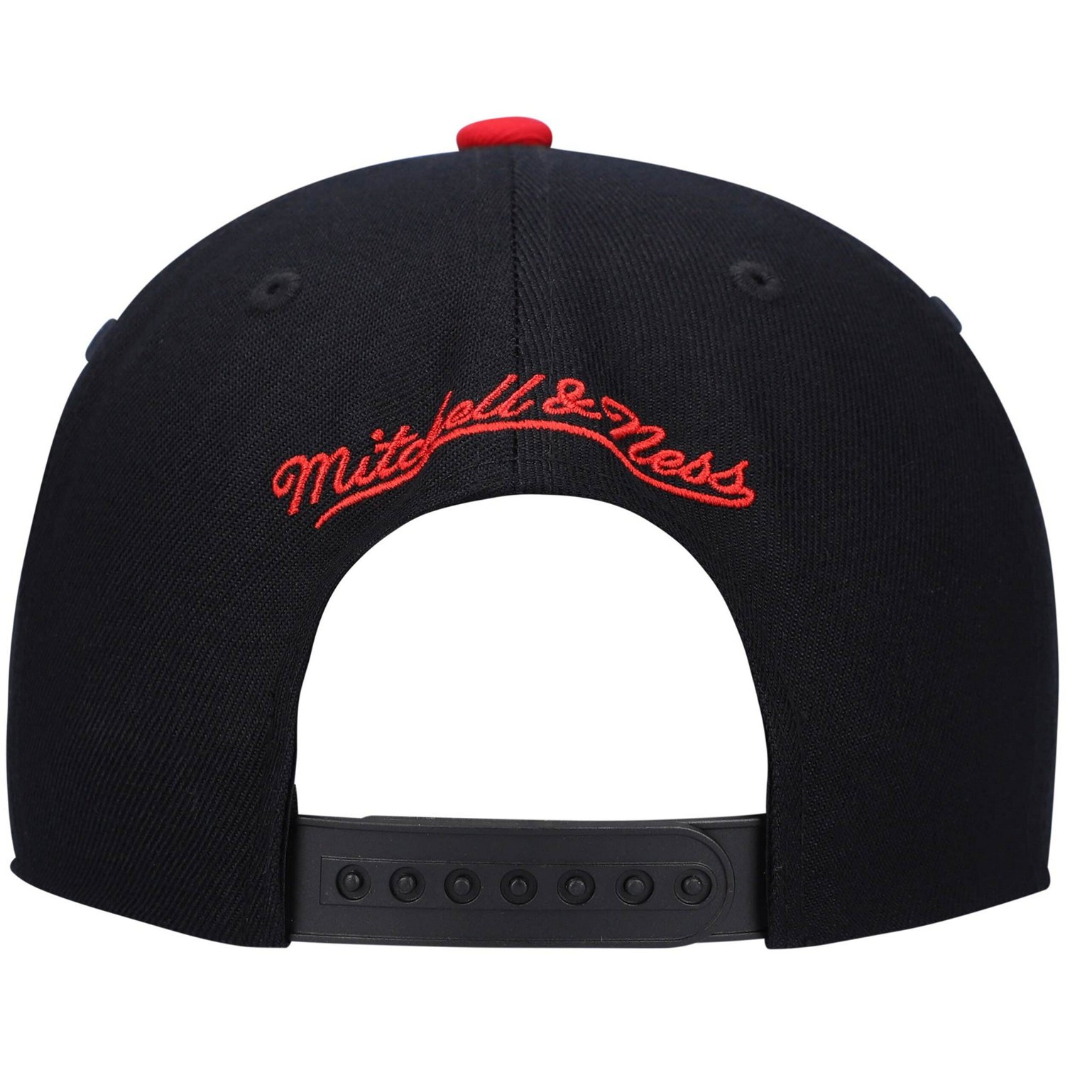 Mitchell  Ness /Red Philadelphia 76ers Hardwood Classics Team Two-Tone 20 Snapback Hat
