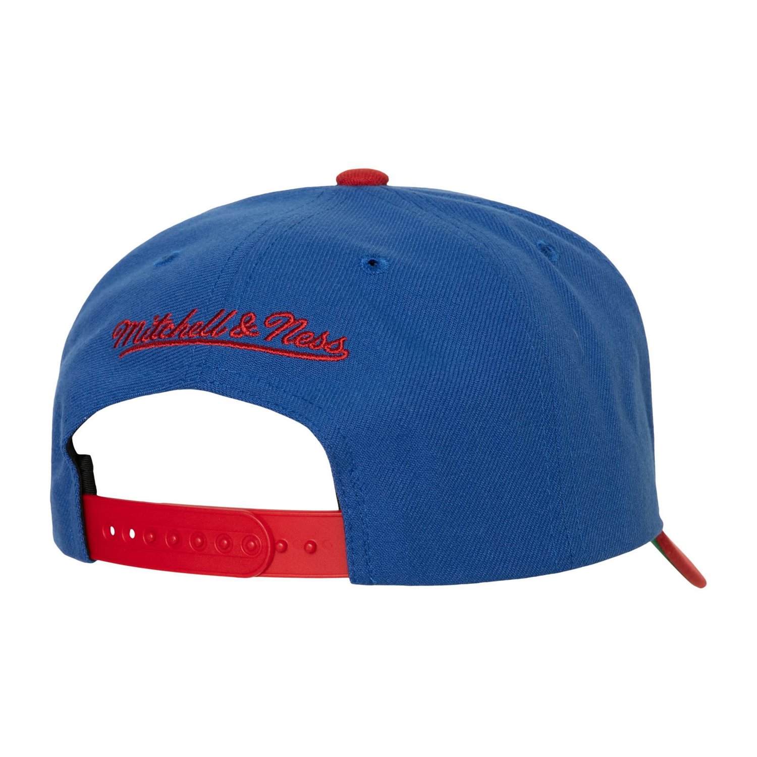 Mitchell  Ness Red Philadelphia 76ers Soul XL Logo Pro Crown Snapback Hat