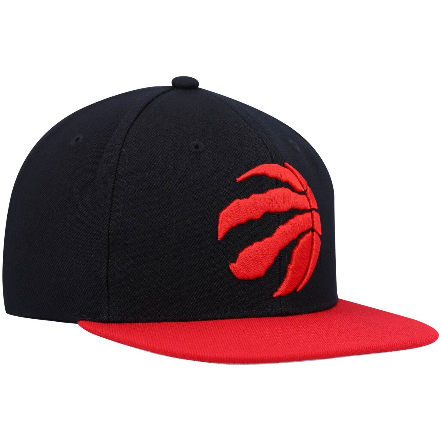 Mitchell  Ness /Red Toronto Raptors Team Two-Tone 20 Snapback Hat                                                                - view number 3