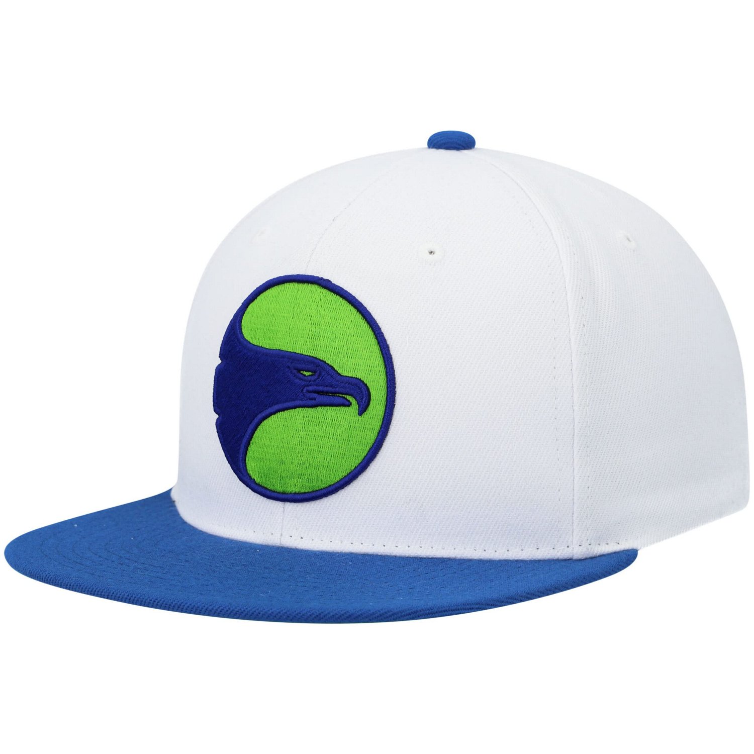 Mitchell  Ness Royal Atlanta Hawks Hardwood Classics Snapback Hat - view number 3
