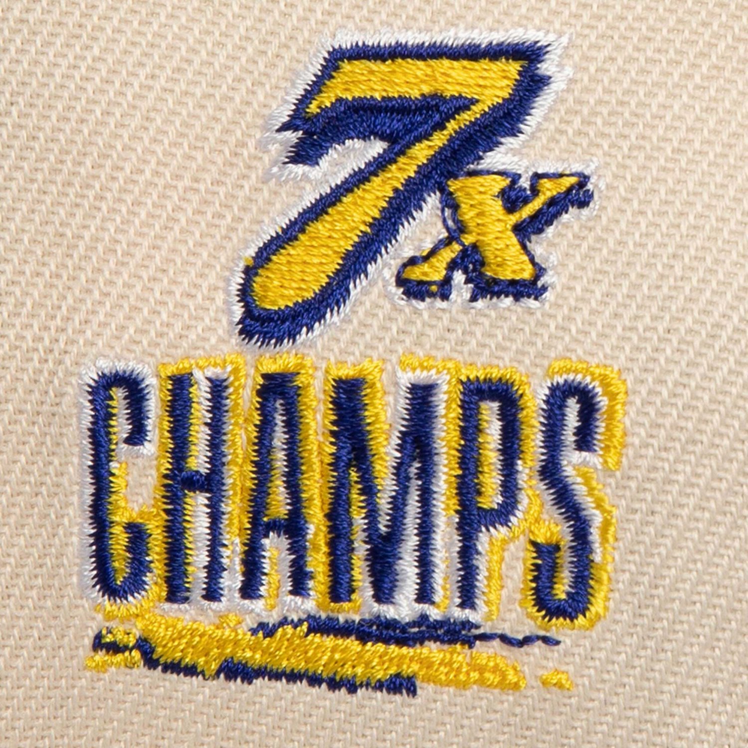Mitchell  Ness Royal Golden State Warriors 7x NBA Champions Soul Legacy Defined Snapback Hat - view number 3