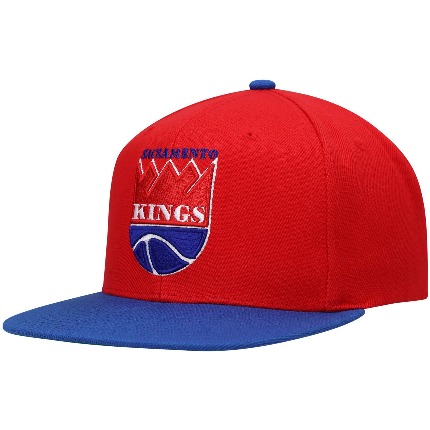 Mitchell  Ness Royal Sacramento Kings Hardwood Classics Snapback Hat - view number 3