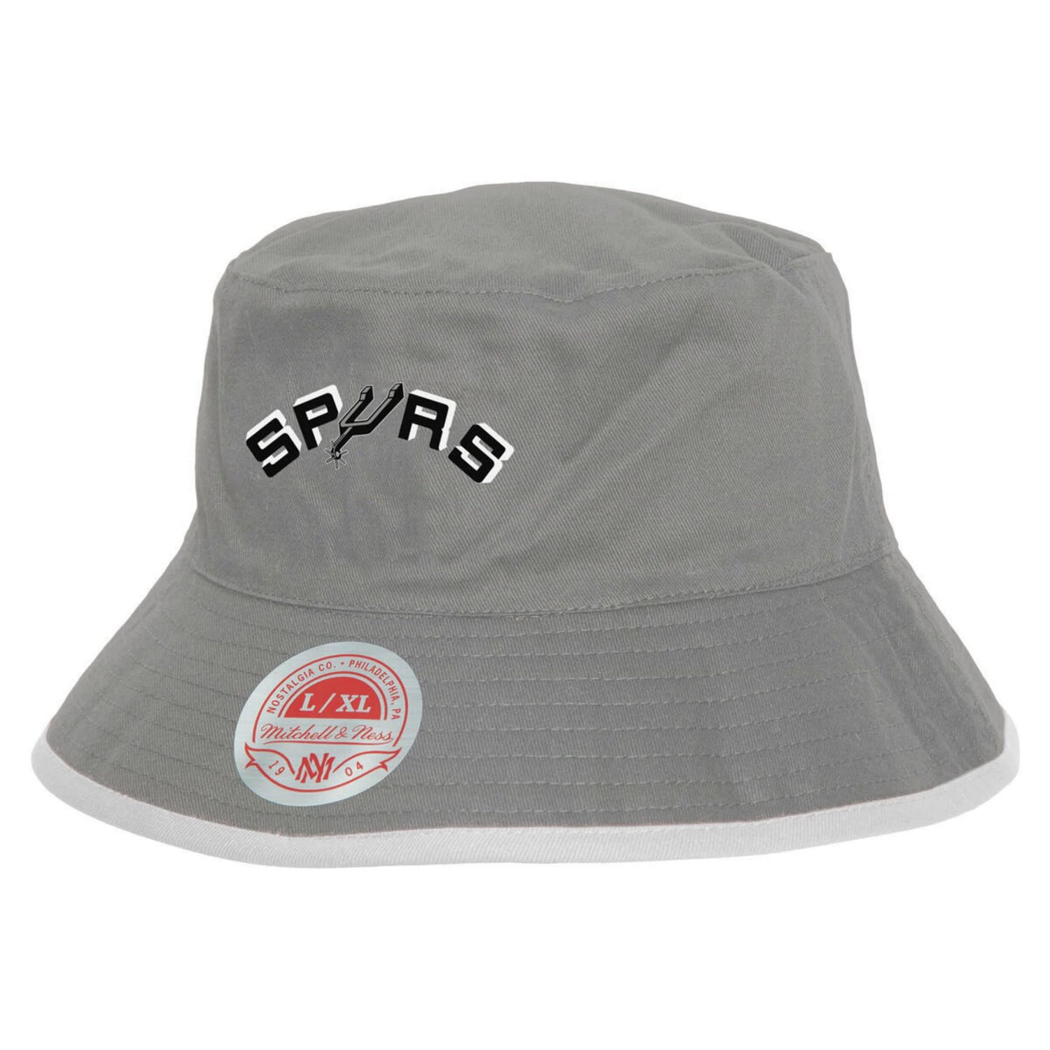 Mitchell  Ness San Antonio Spurs Flip It Reversible Bucket Hat